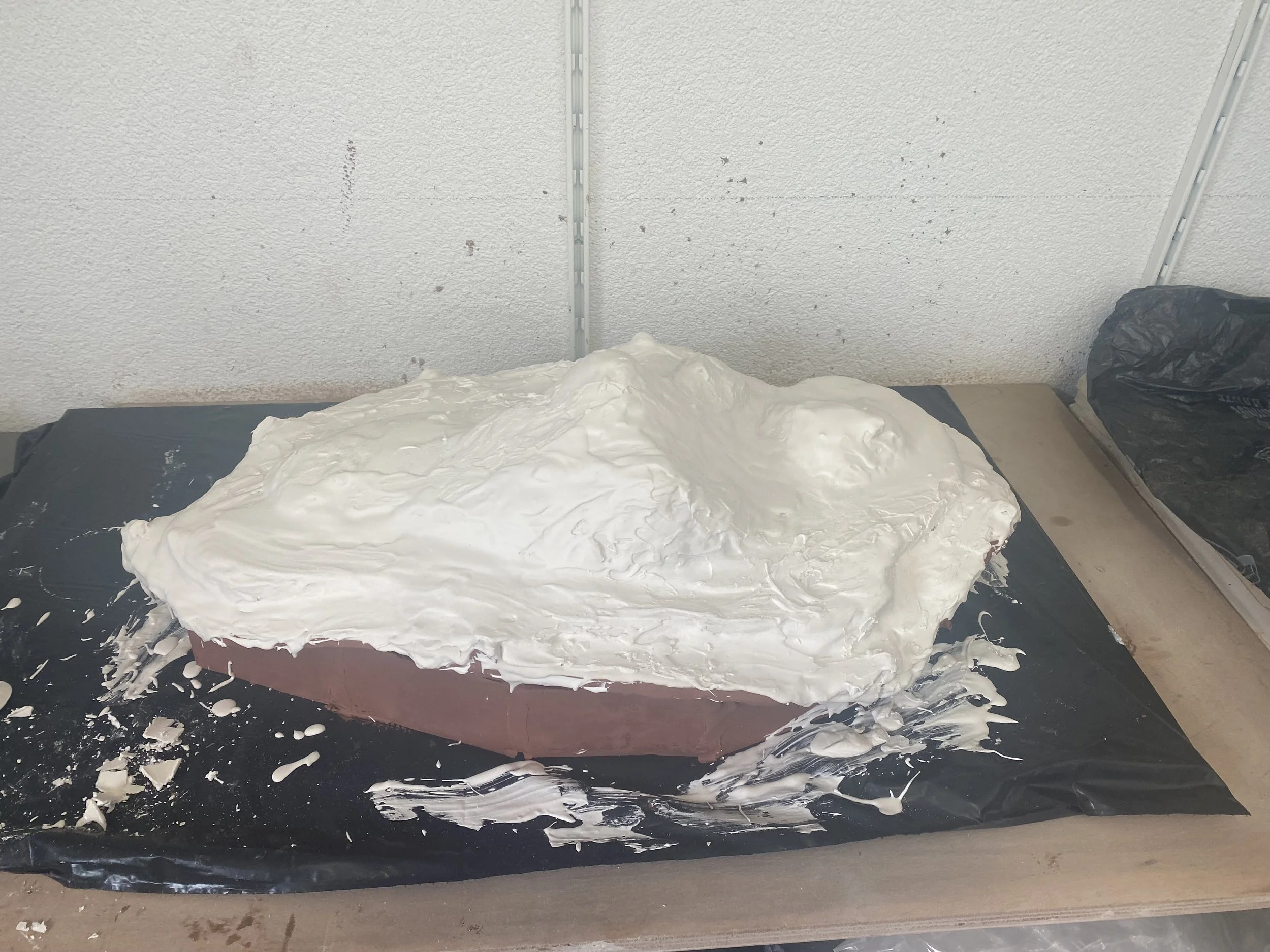 fabrication de la coque en résine