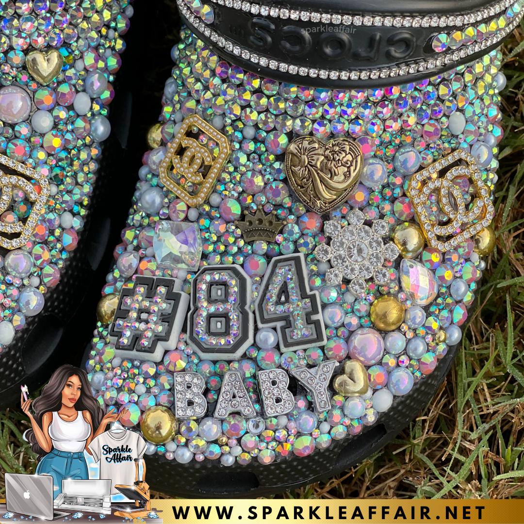CUSTOM CHI BLING ADULTS INSPIRED CROC CLOGS — The Sparkle Affair