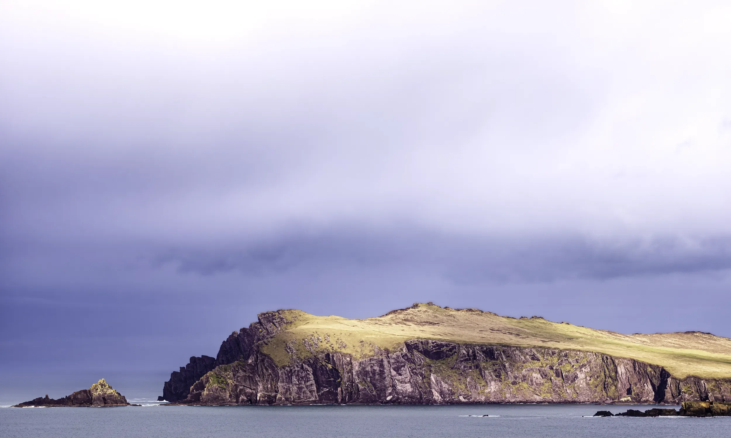   Into the Unknown   / Sybil Head’s remote cliffs, sculpted by fleeting Atlantic light / Ballyferriter, 2021   KYD-001