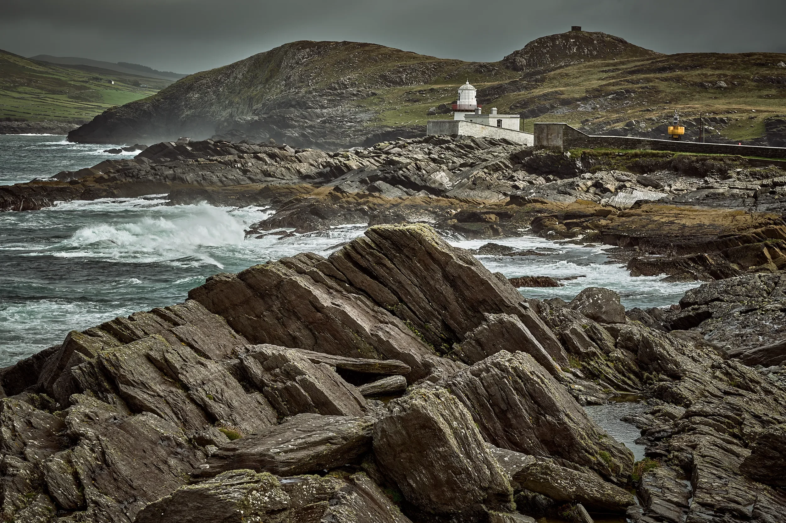   Guardians of the Coast   / Valentia Lighthouse and Beginish Island's Napoleonic Signal Tower / Ring of Kerry, 2026   KYI-027