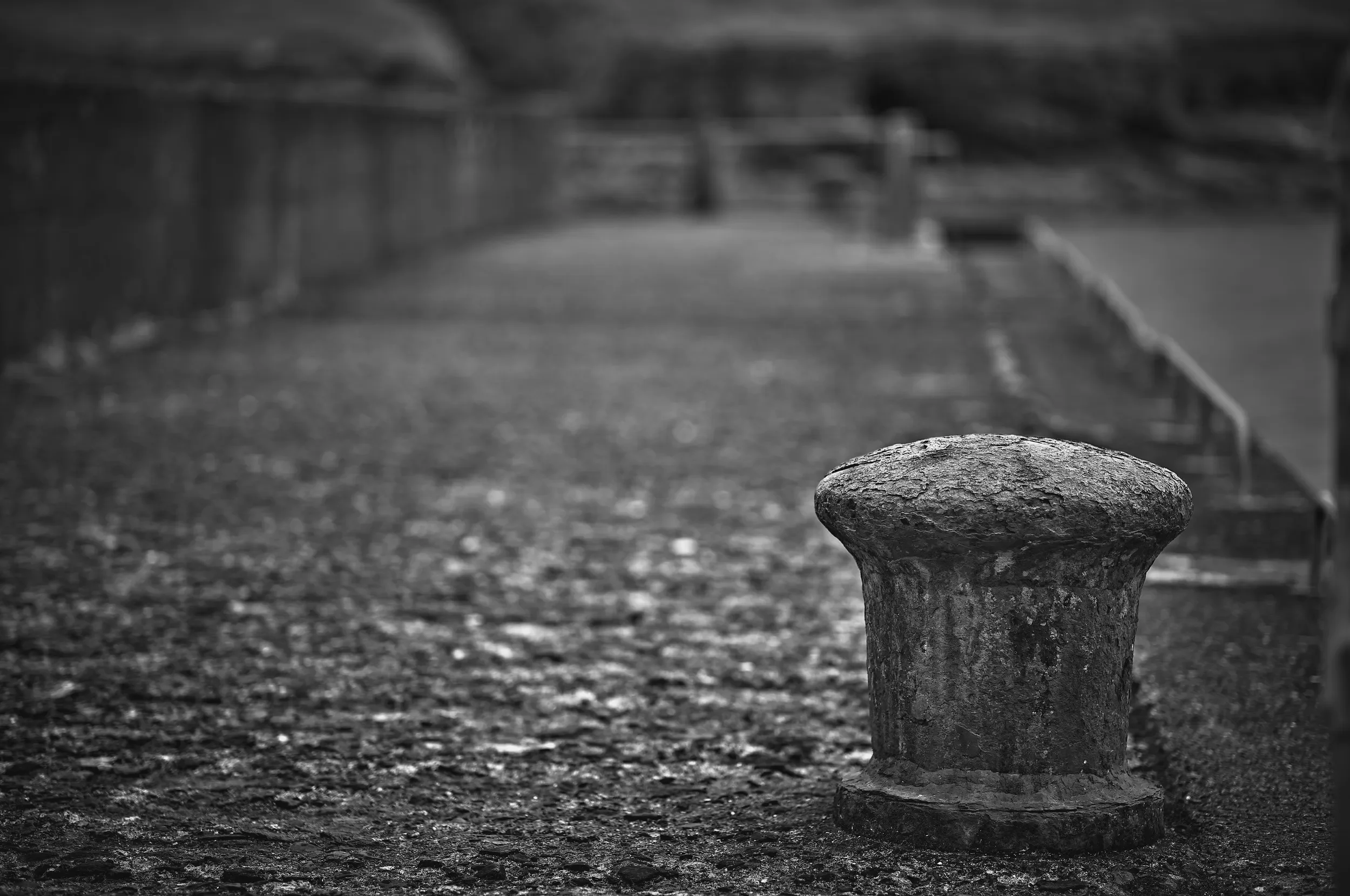   The Quiet Witness   / An old mooring bollard recalling decades of harbour life / Ring of Kerry, 2025   IRP-002