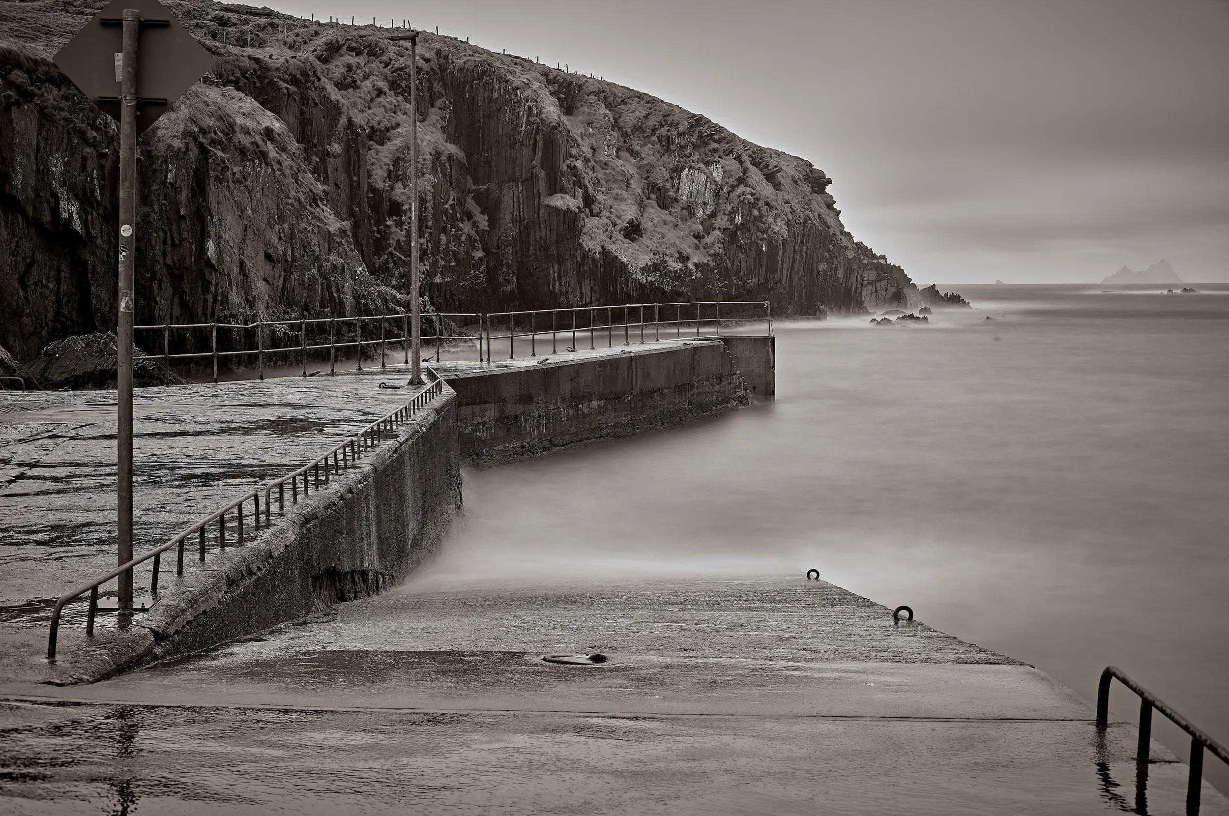   Into Stillness   / Converging lines leading towards a sea softened by time / Skellig Ring, 2025   IRP-004