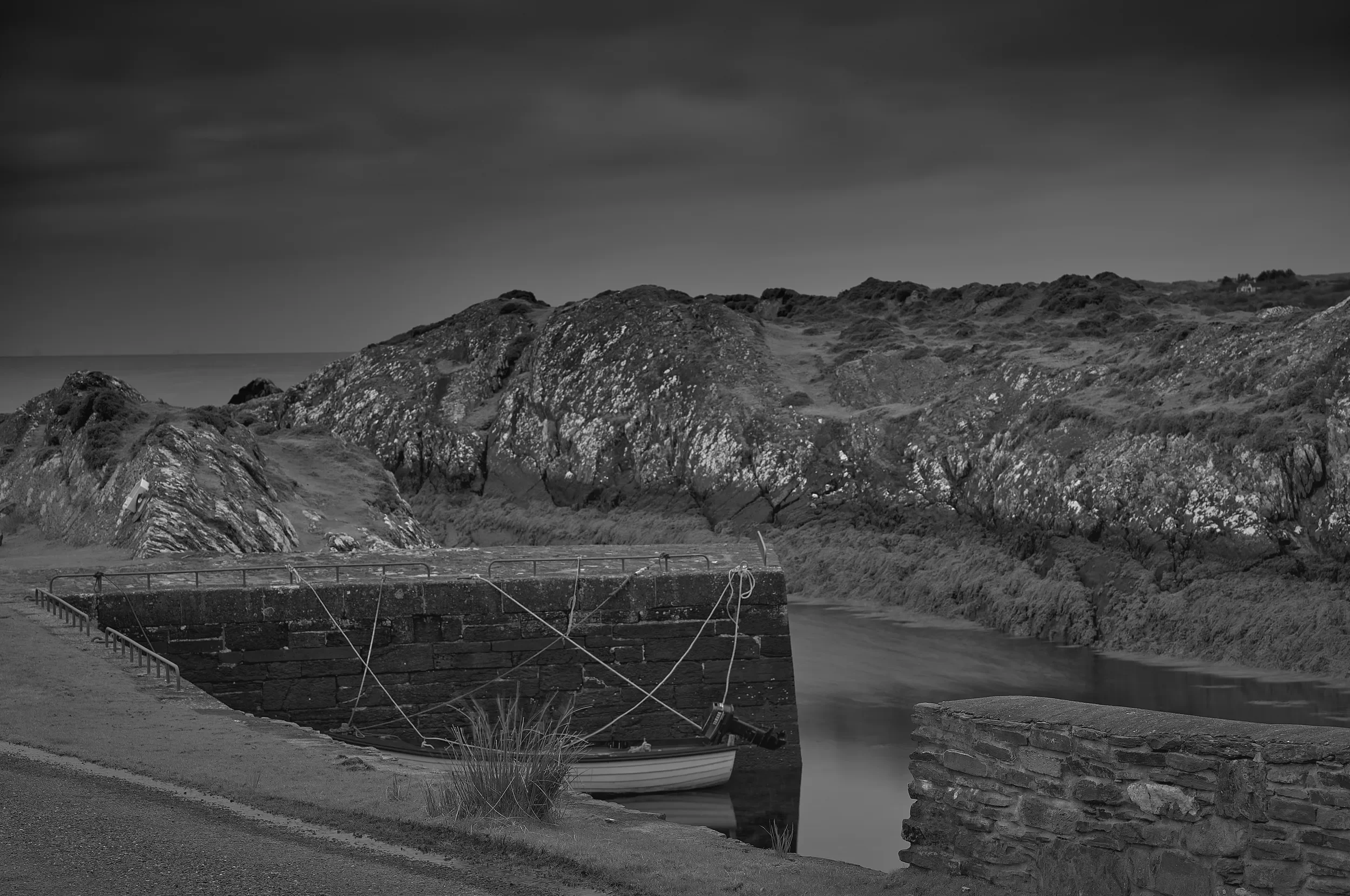  Natural Shelter   / Where rugged coastal forms meet the pier’s angular lines / Ring of Kerry, 2025   IRP-019
