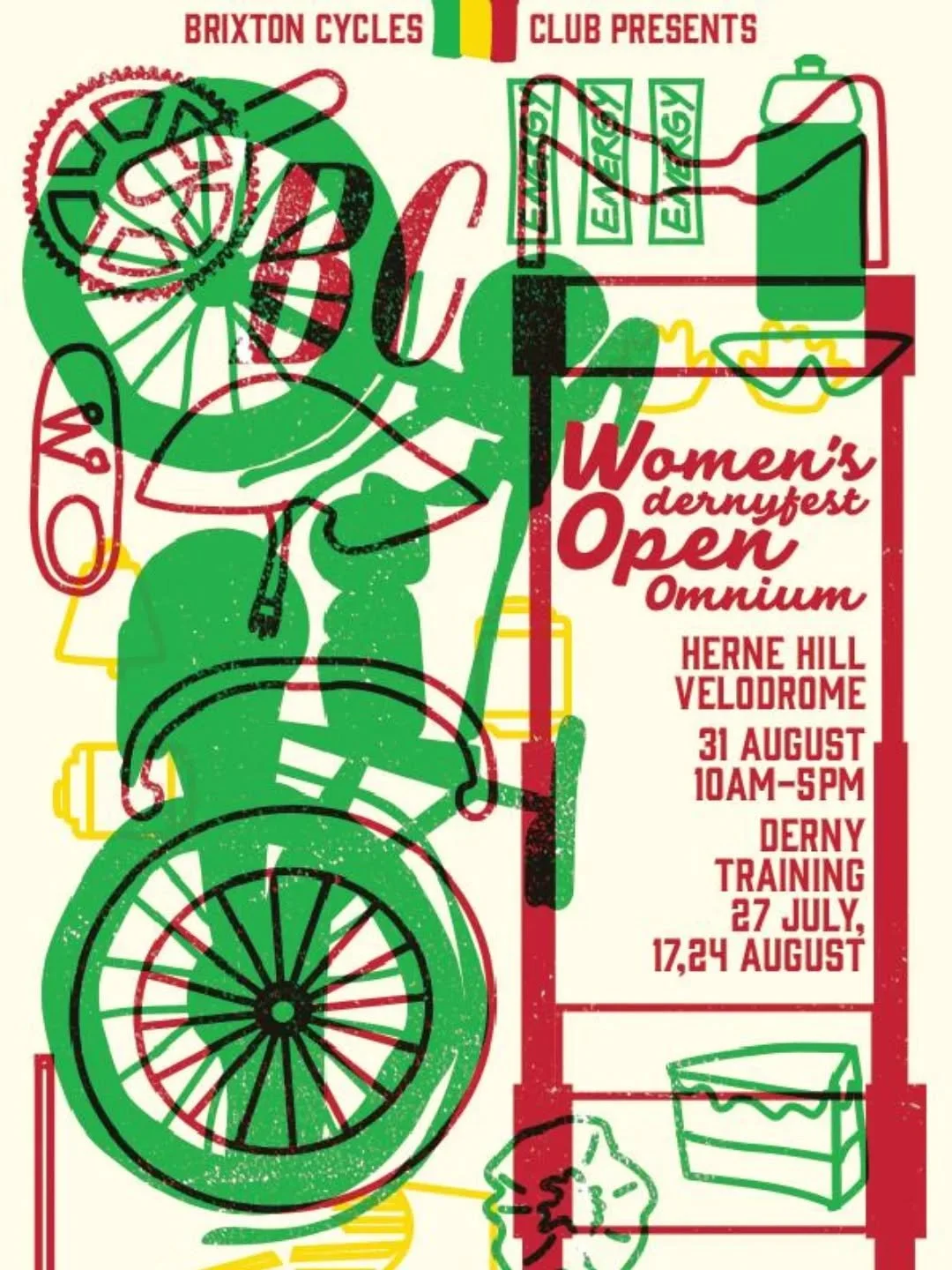 No sooner has one track event finished, another one comes along... 📆

Entries are now open for the BCC women's dernyfest and open omnium on Sunday 31 August, 10am - 5pm at Herne Hill velodrome! 🛵

Sign up via BC, link in bio! 📝

Experience behind 