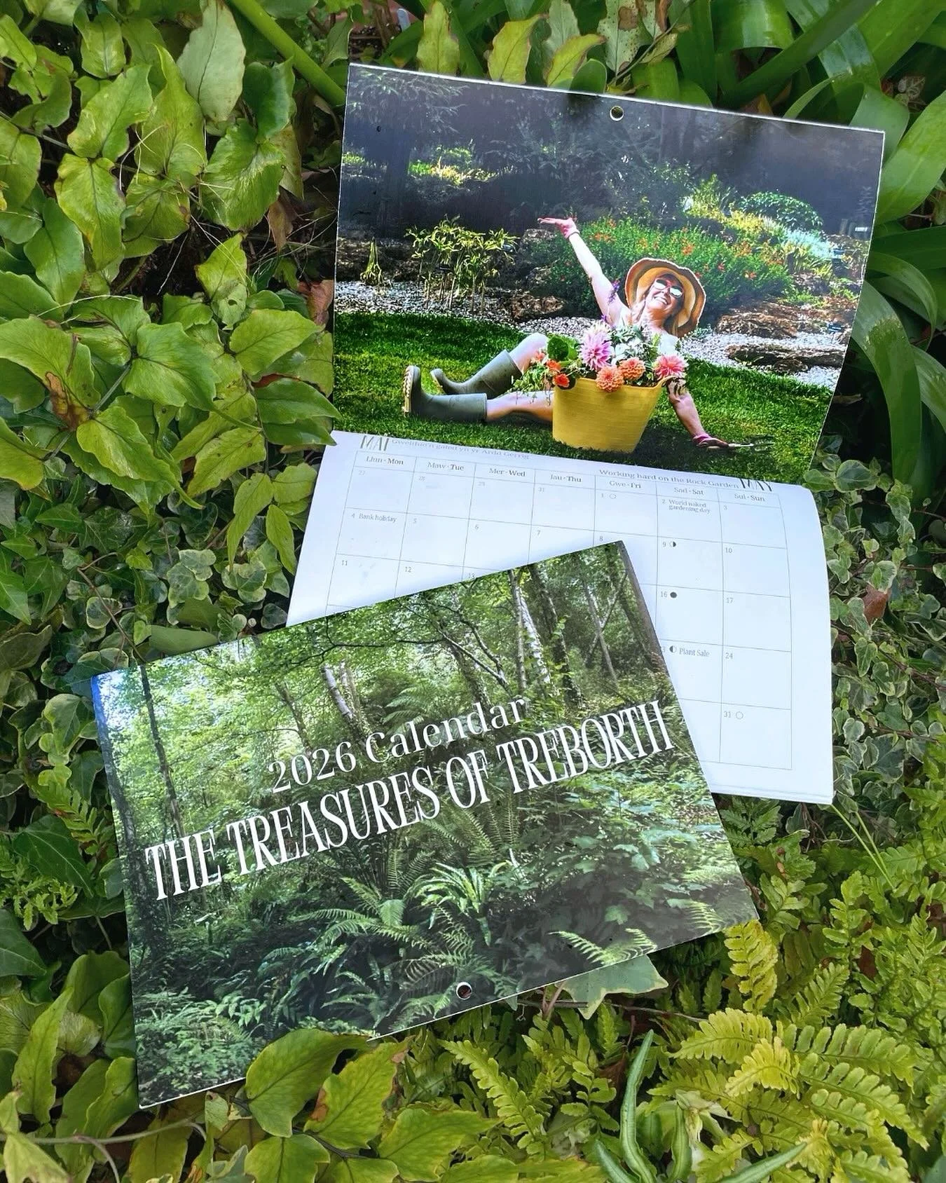 2026 nude calendars!

Staff, volunteers and students got together this year and tastefully posed around the Garden to raise money for the Friends of Treborth Botanic Garden (FTBG) charity. 🌸😊
Calendars are &pound;10 each, and postage is &pound;2.50