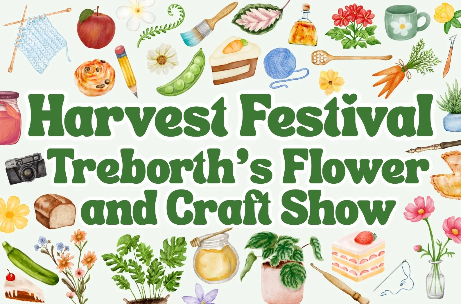 Harvest Festival - Treborth's Flower and Craft Show