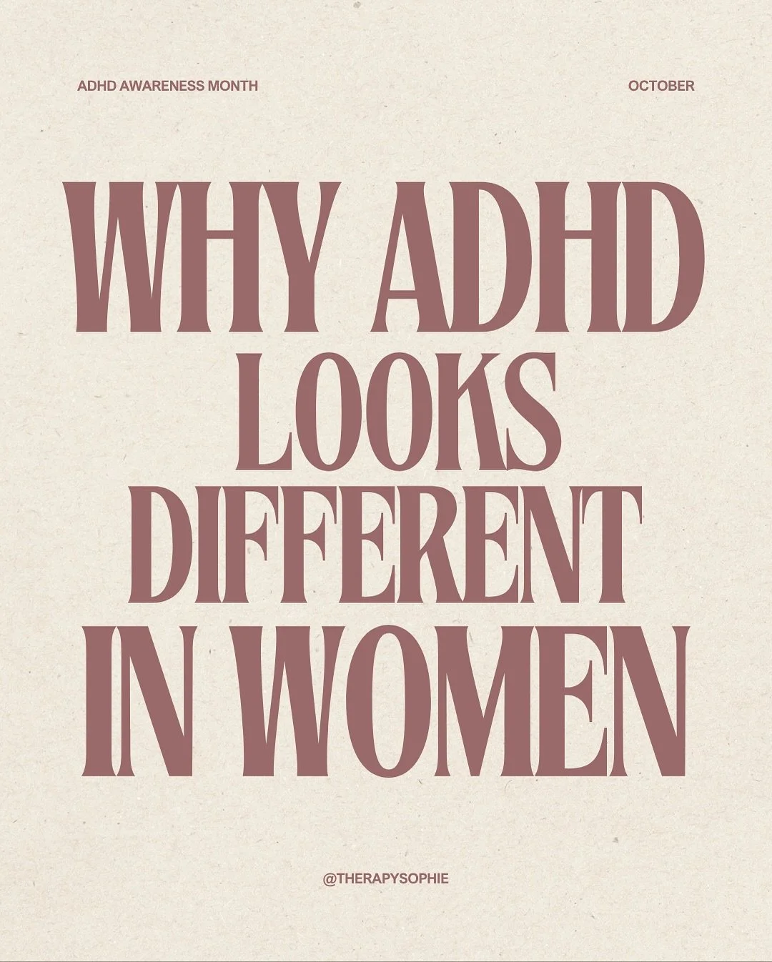 October is ADHD awareness month, so here’s a few things to know about ADHD in girls + women.
For therapy: www.soleadacollective.com/contact or sophie@soleadacollective.com💌
#adhdinwomen #adhdawarenessmonth #adhdwomen