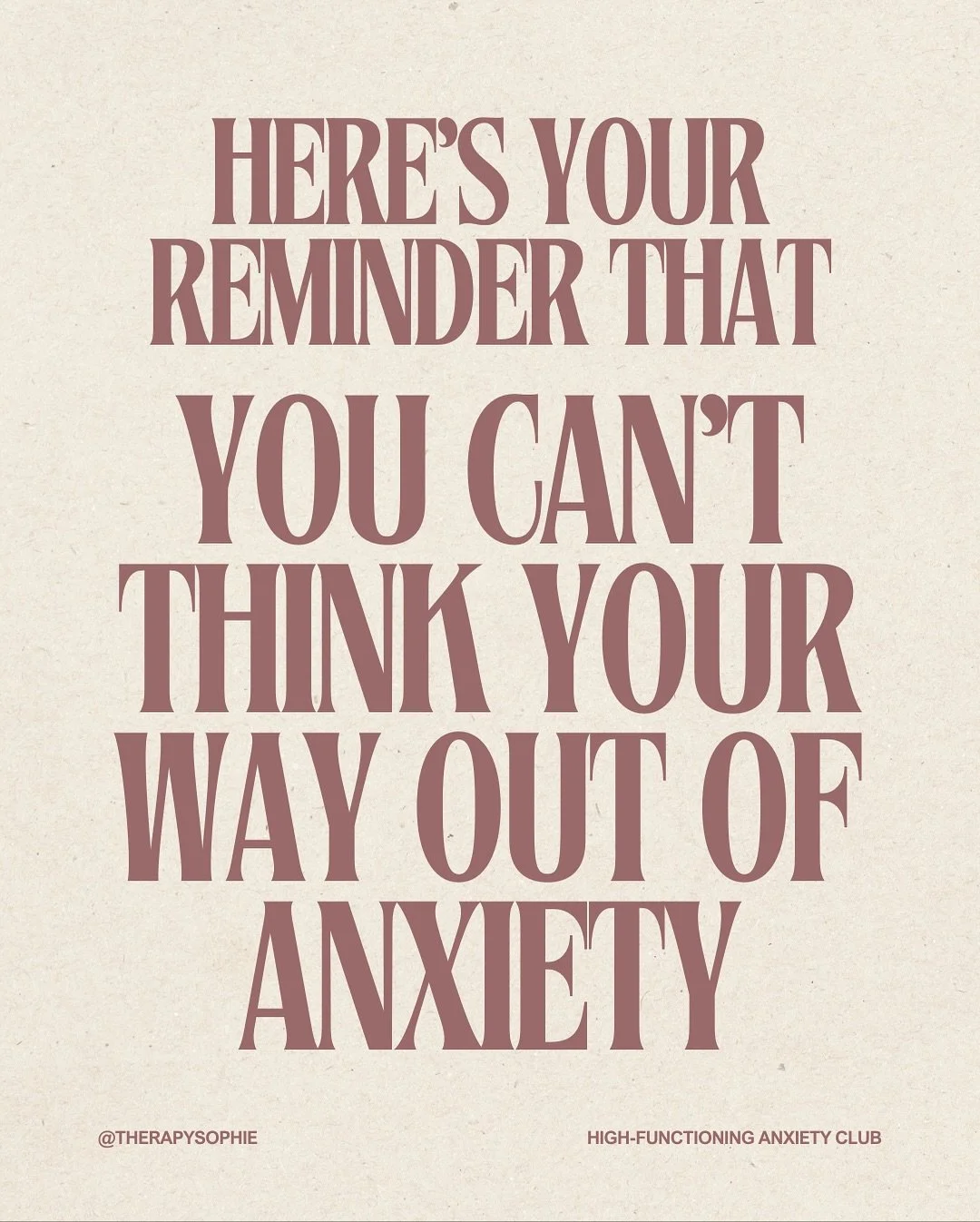 High-functioning anxiety means you’re doing a lot - managing, achieving, showing up. And, your body is carrying even more. When your nervous system is on high alert, no amount of planning or ‘positive thinking’ will quiet it. Tolera