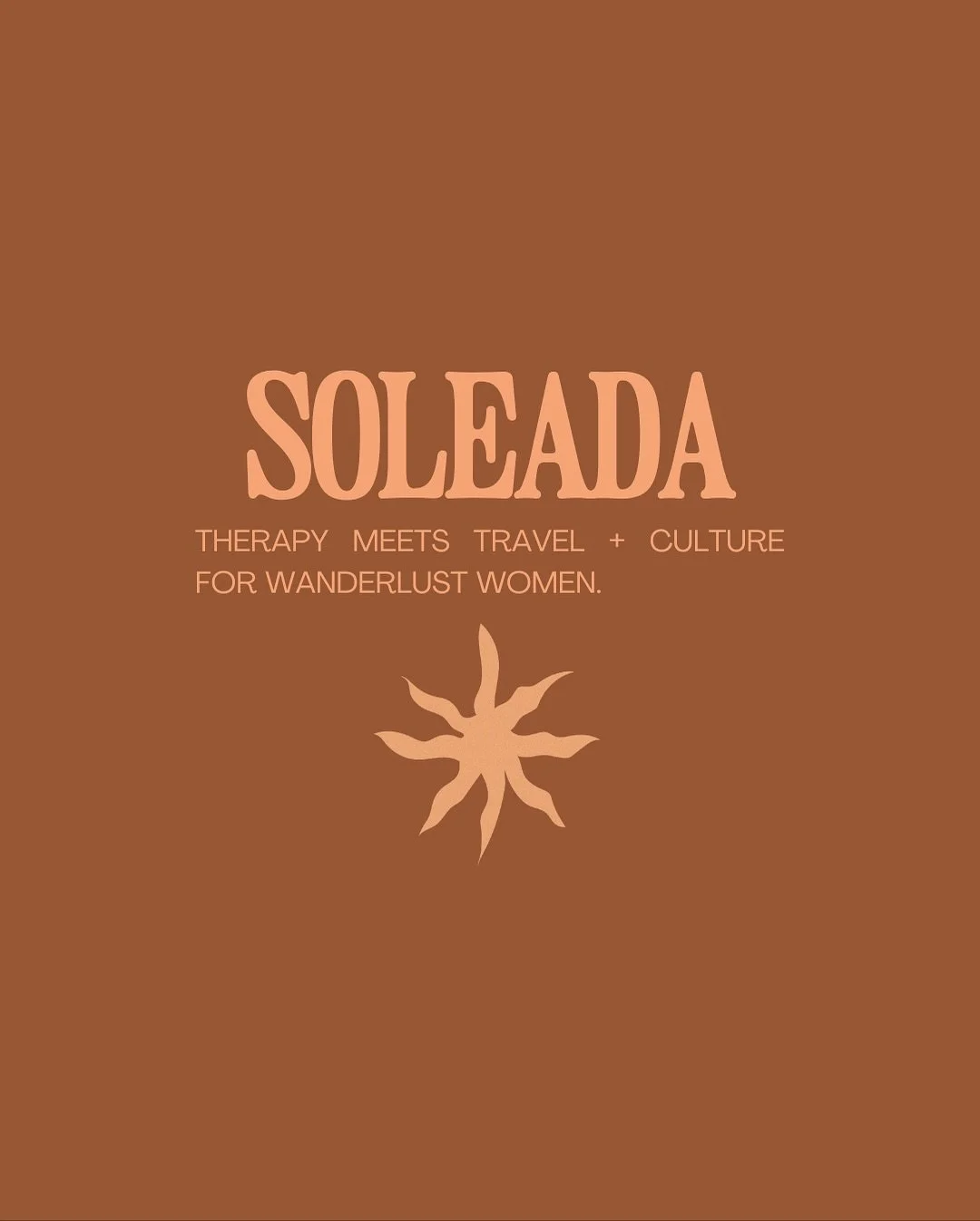 Healing doesn&rsquo;t just happen in therapy rooms - it happens in airports, on beaches, up mountains, and in the quiet caf&eacute;s of new cities. Soleada blends the clinical insight of therapy with the vibrance of travel, culture, and creative conn