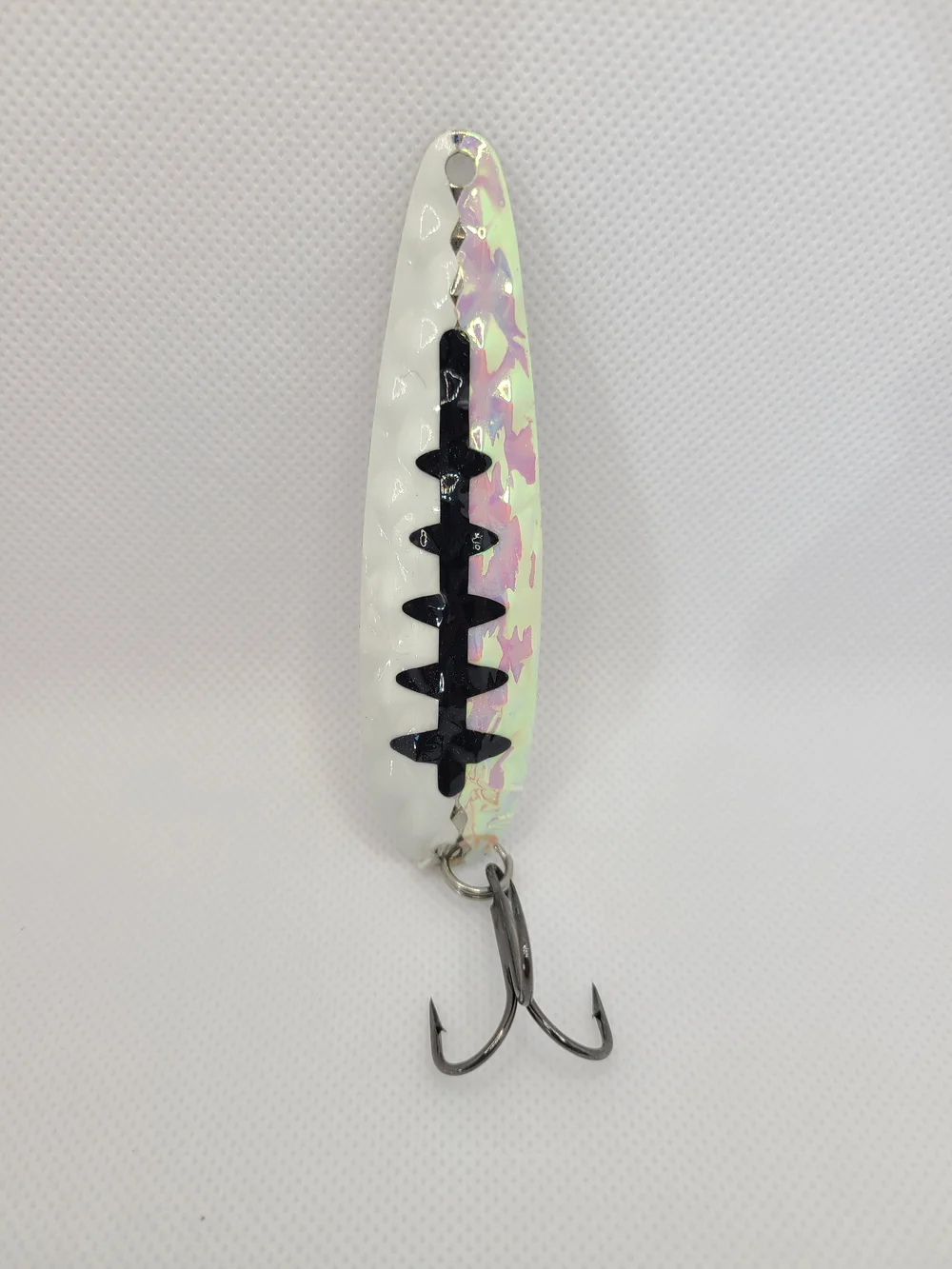 carbon killer fishing lure Coho Silver Knight UV Green-Black Spatter *The Cabo Killer is a sinking Shock Blade Carbon Fiber Series