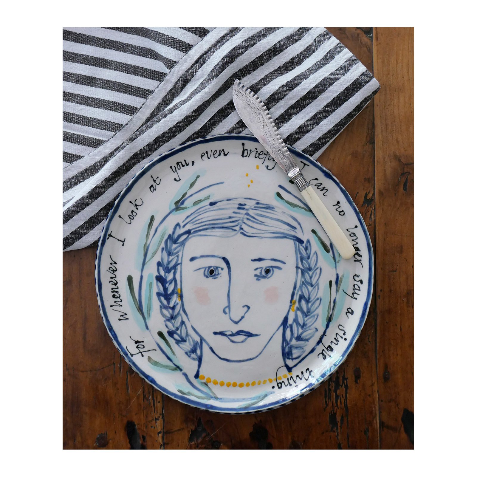 791. 2 For Whenever I Look at You ceramic plate by Sarah Odedina.jpg
