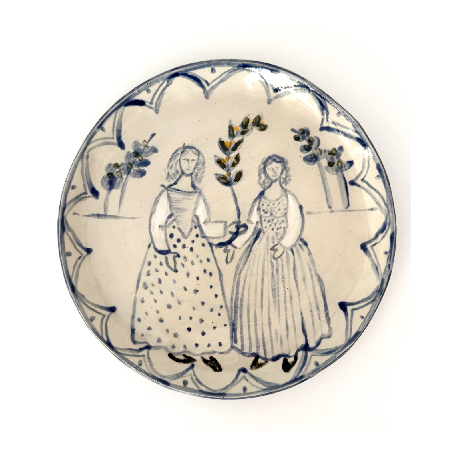 781. Ceramic plate by Sarah OdedinaFriendship.jpg
