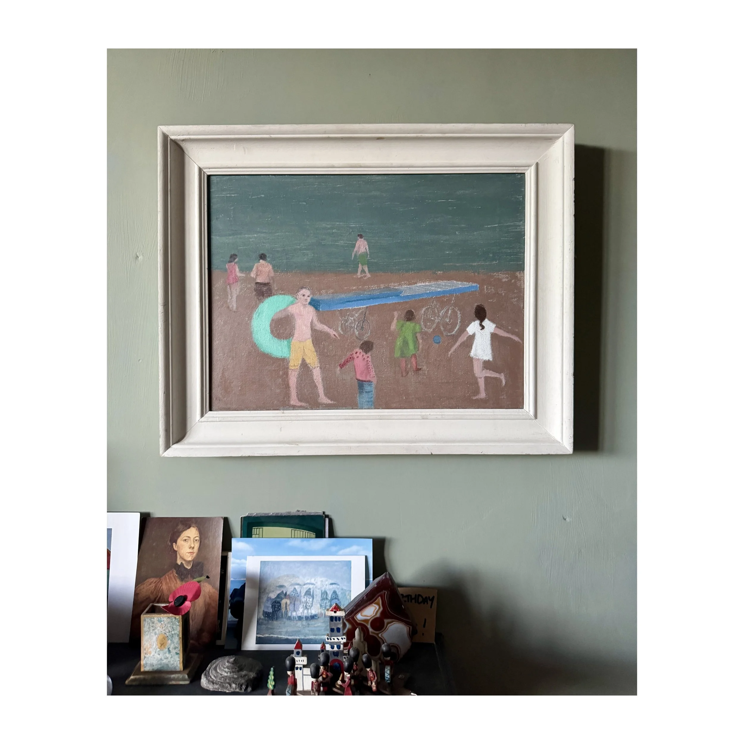 719. THE BEACH (2) PEMBROKESHIRE ORIGINAL OIL PAINTING BY DAVID FIELD_1_web.JPG