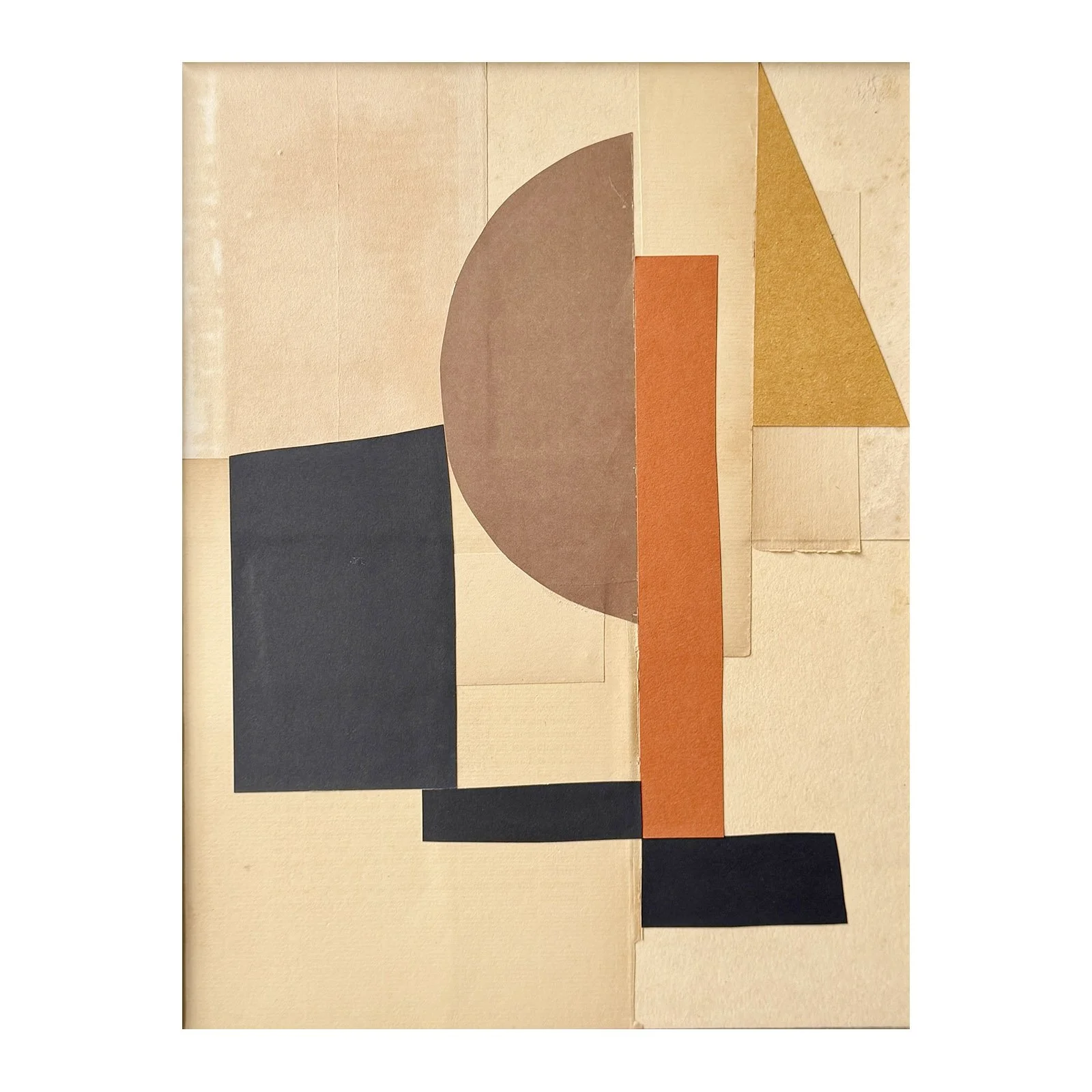 Lauri Hopkins collage found materials reclaimed vintage frame British contemporary artist