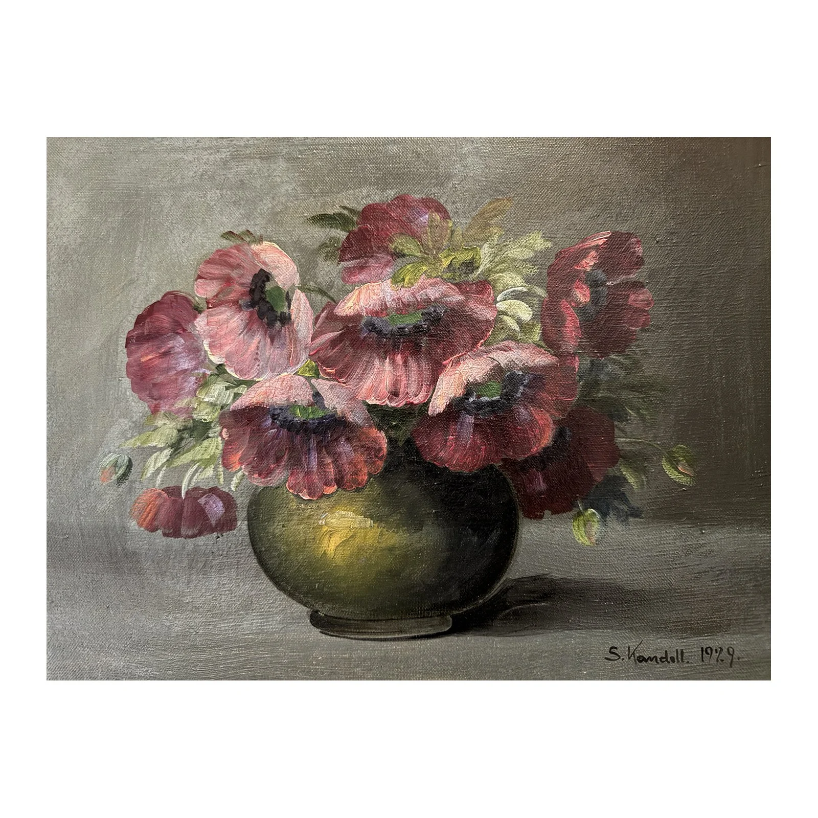 751. Anenomes 9 vintage oil painting-web.jpg
