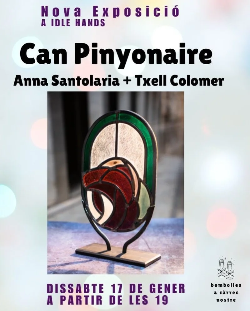 Estem molt contents d&rsquo;anunciar la propera nova exposici&oacute; d&rsquo;art de les nostres incre&iuml;bles ve&iuml;nes Anna Santolaria i Txell Colomer de @canpinyonaire . Veniu dissabte 17 de gener a partir de les 19:00 per celebrar la nova exp