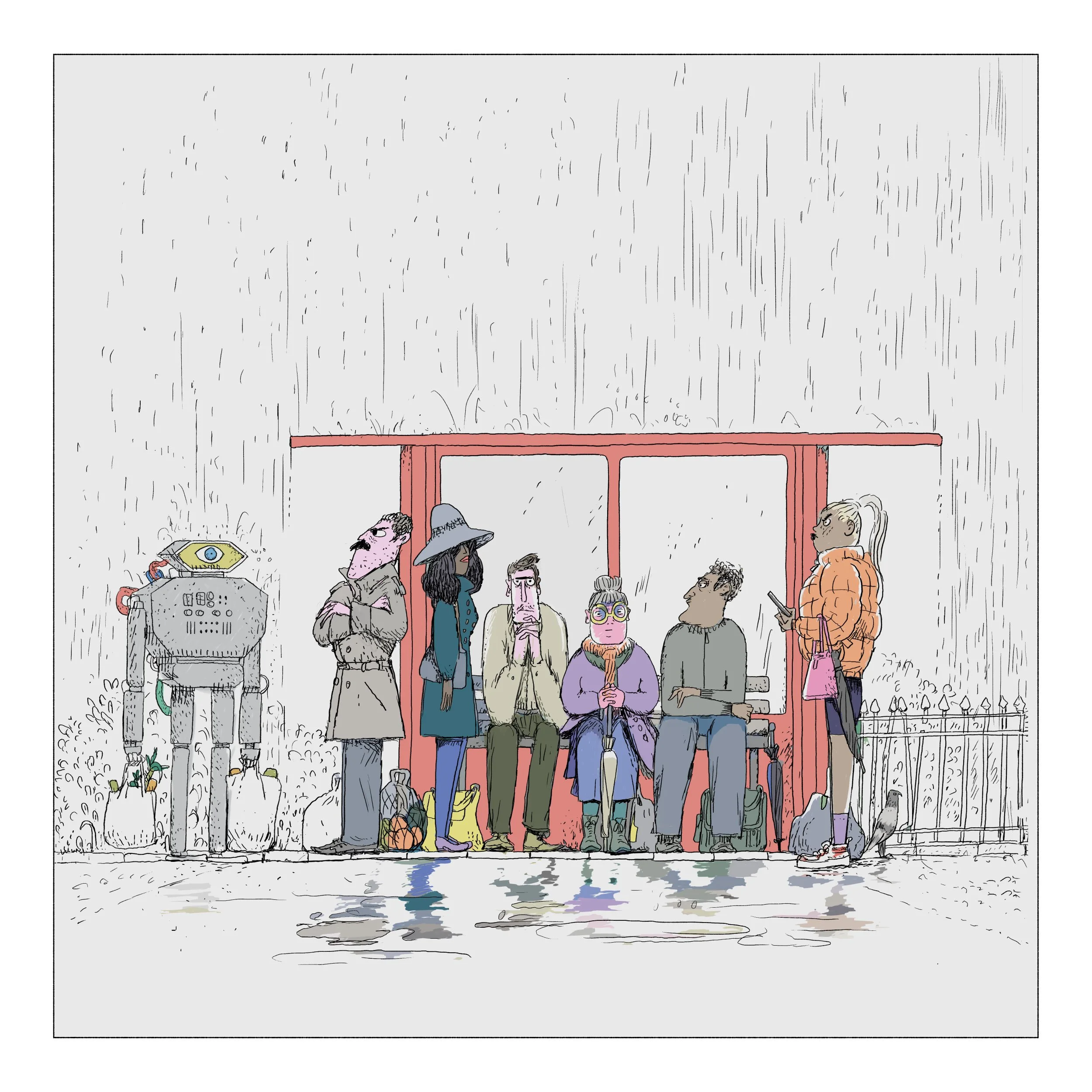 Gloomy robot bus stop SC1 24-5-25.jpg