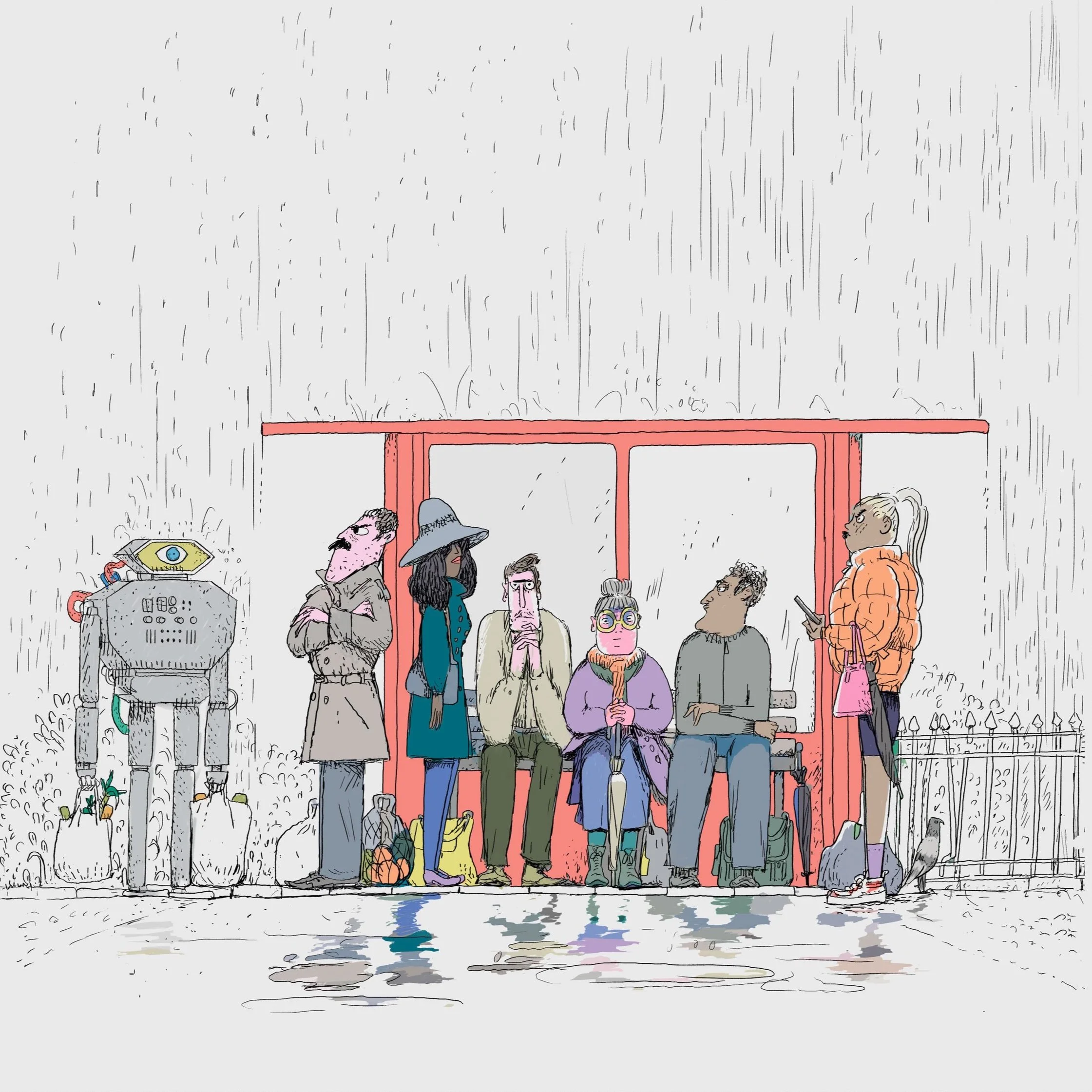 Robot on the blink