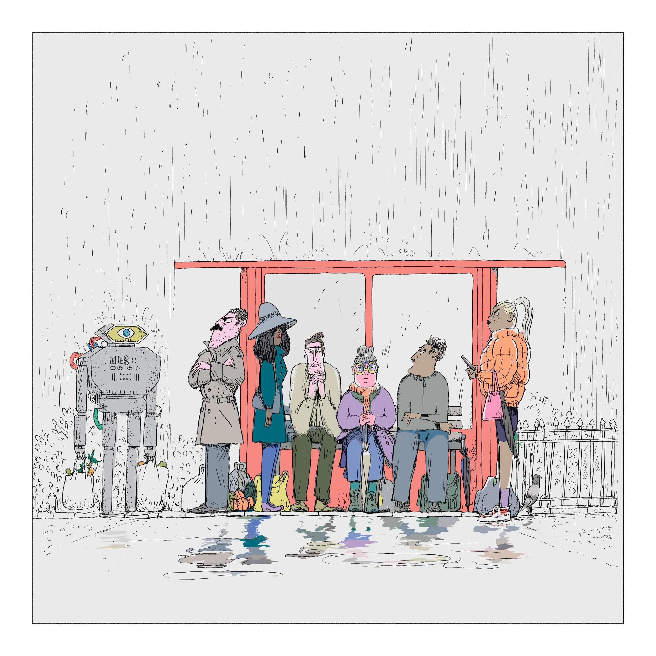 Robot on the blink