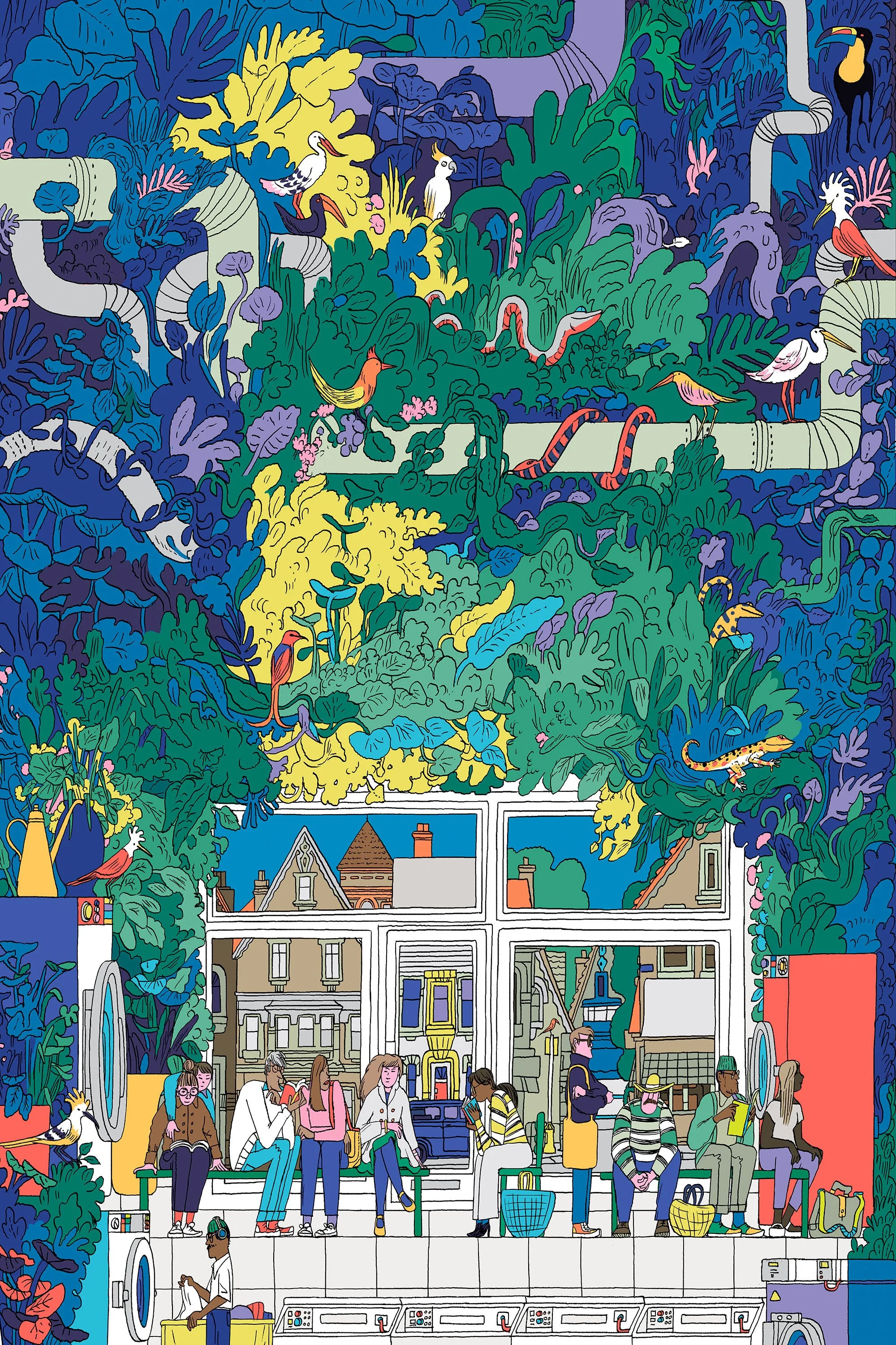 Tropical Dream Laundromat Intuit Installation