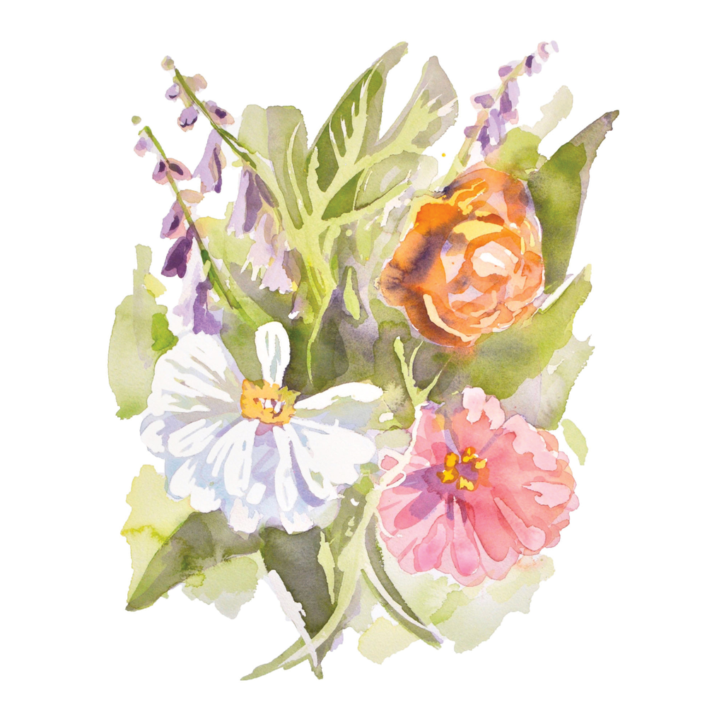 Bouquet No. 1 - Art Print — Christina Leone Originals