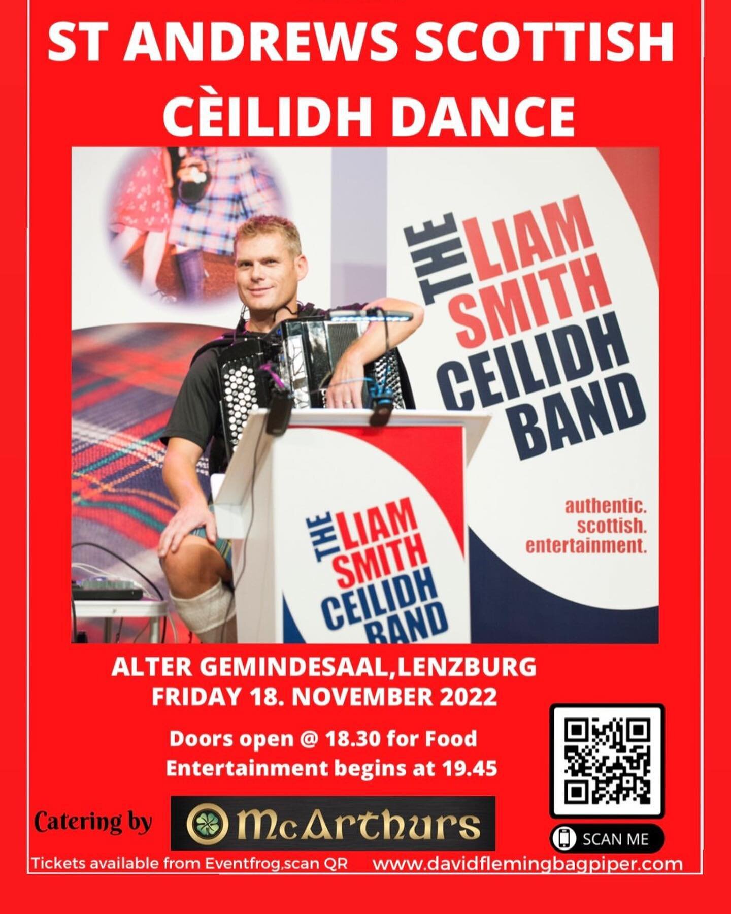 I do miss a good ceilidh 🏴󠁧󠁢󠁳󠁣󠁴󠁿 Our Highland Events Team is looking forward to perform at a Ceilidh on Swiss soil. On Friday 18th November we will display traditional Scottish Highland Dance at The St Andrews Ceilidh in Lenzburg. 

For more i