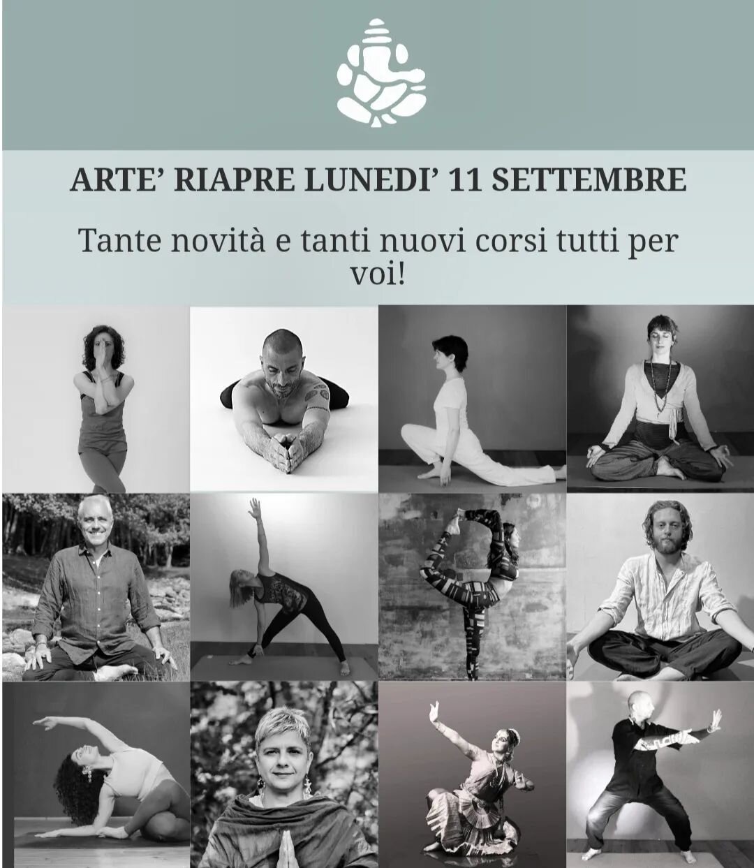 Un nuovo anno da Art&egrave; 
🧘&zwj;♀️🧘🧘&zwj;♂️
Vi aspettiamo da luned&igrave; 11.09
.
,
.
,
#arteyoga #associazioneartemilano #yogamilano #yoga #yogacenter #yogainspiration #milanoyoga #milano #pilates