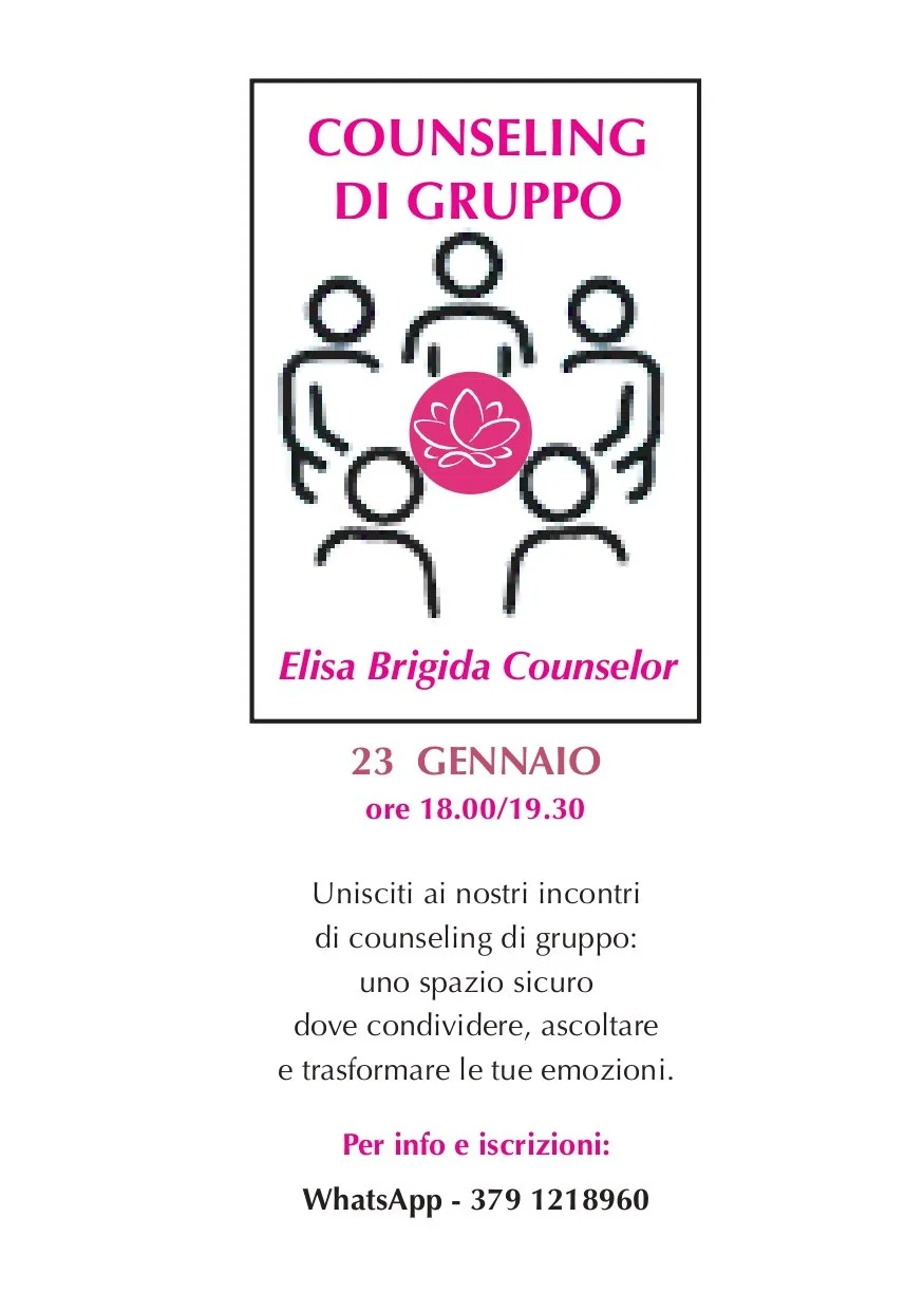 COUNSELINGDI GRUPPO Elisa Brigida Counselor