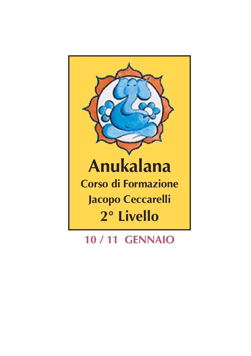 Anukalana – Corso di Formazione 3° Livello 