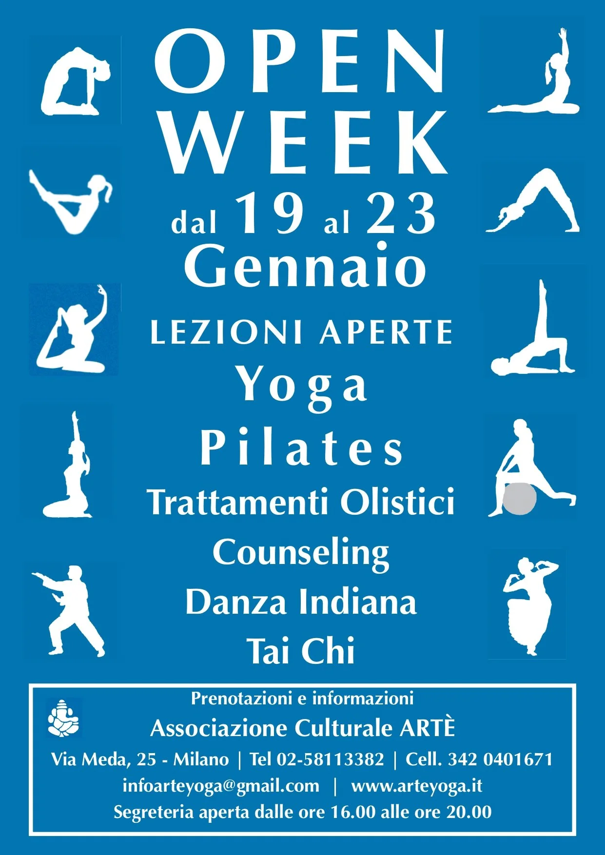 OPEN WEEK 2026 Lezioni aperte di Yoga e Pilates 