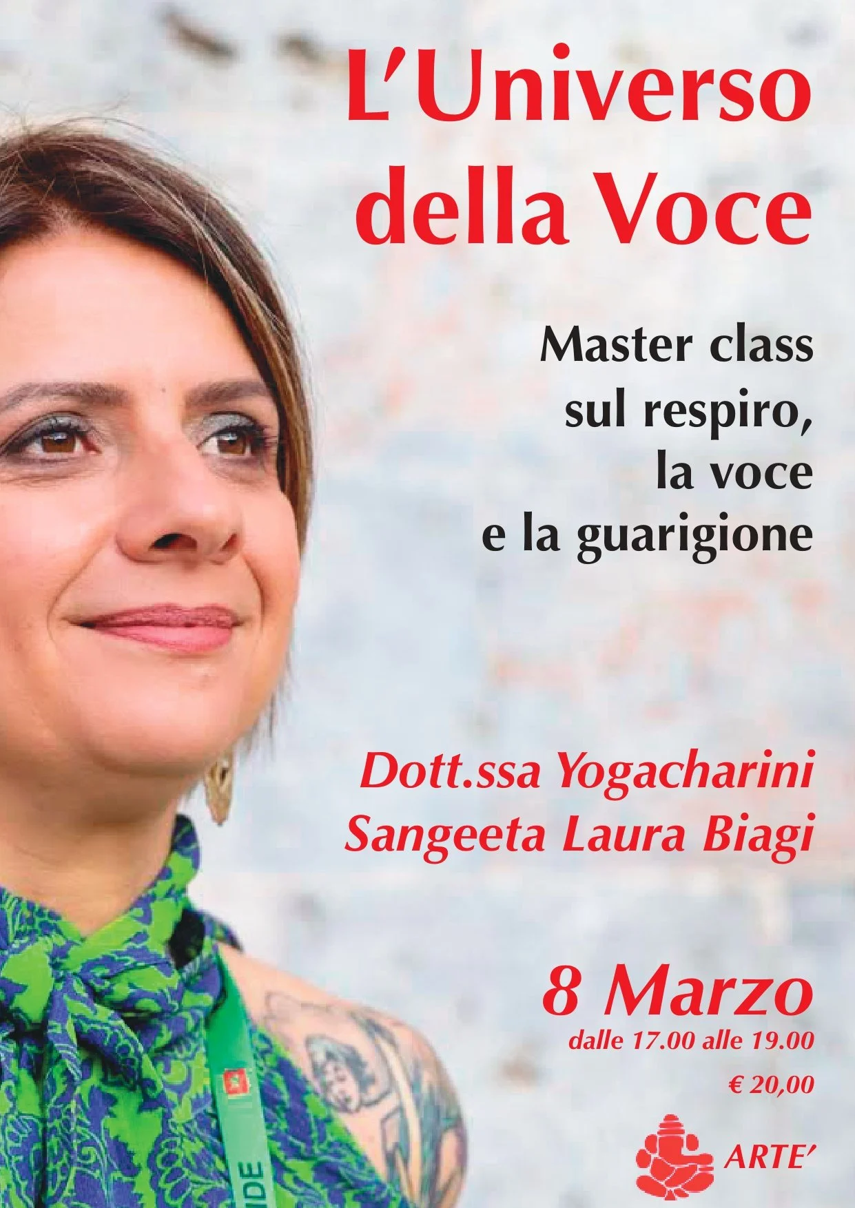L’UNIVERSO DELLA VOCE con Dott.ssa Yogacharini Sangeeta Laura Biagi