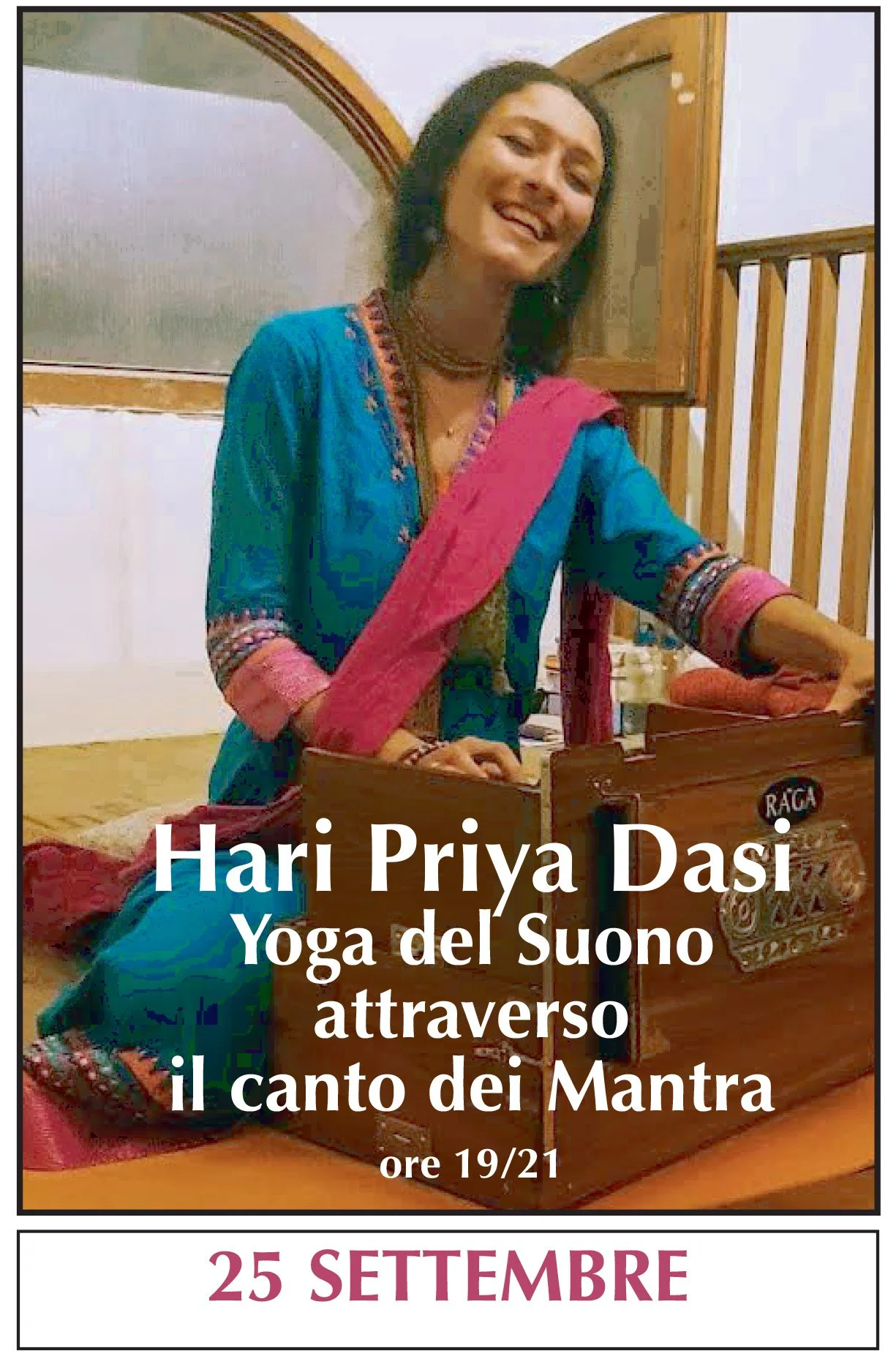 YOGA DEL SUONO Attraverso il canto dei Mantra con Hari Priya Dasi