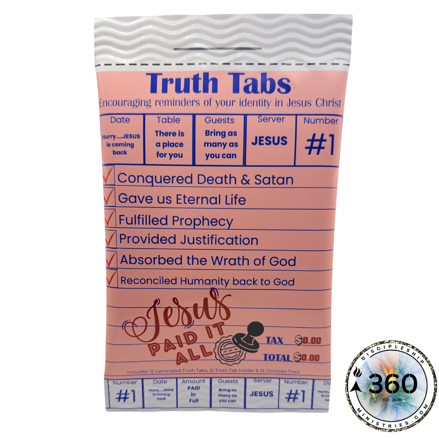 Jesus Paid it ALL - Truth Tab Chip Bag