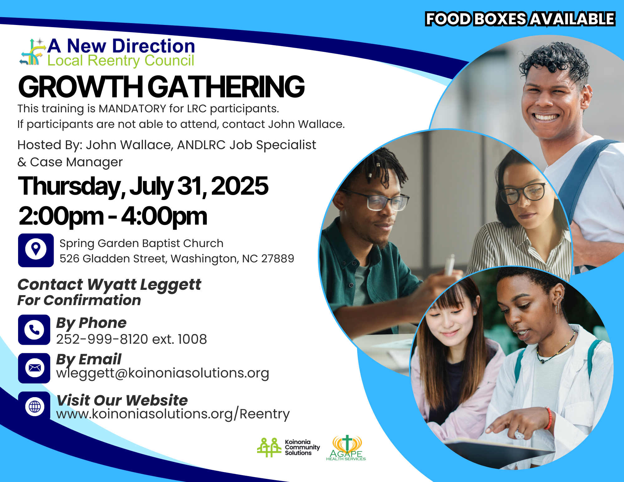 Growth Gathering (ANDLRC Only)