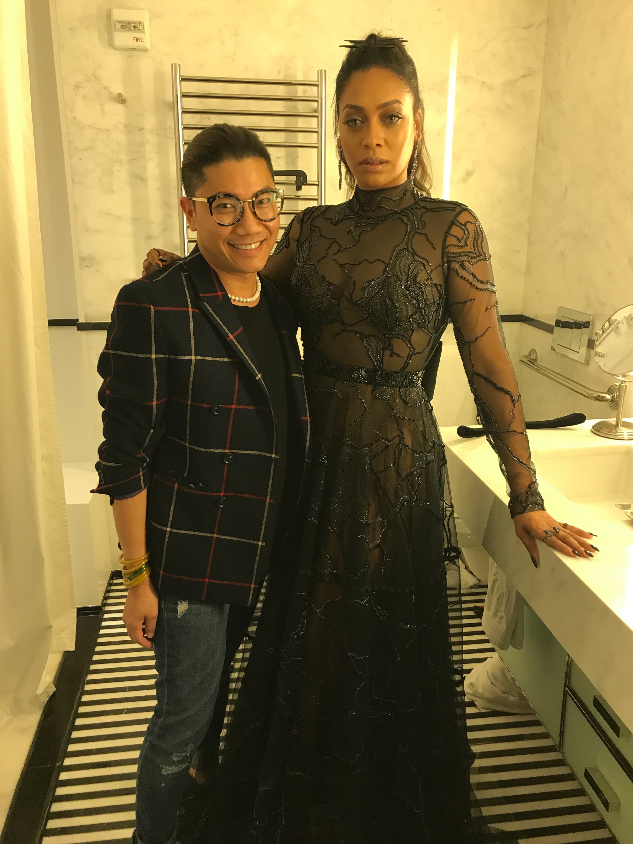 Revisiting the 2017 Met Gala &mdash; Rei Kawakubo / Comme des Gar&ccedil;ons: Art of the In-Between. 

In just 3 days, my team, alongside stylist Maeve Reilly, brought this vision to life for Lala Anthony &mdash; a printed tulle, fully hand-beaded go