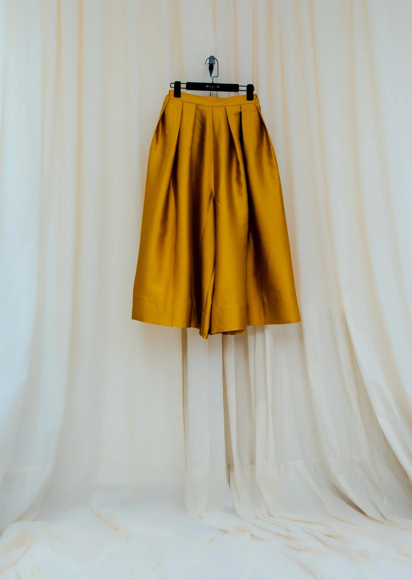 Non-gendered - Quần Ống Rộng - Wide Leg Pants - Gold Jacquard