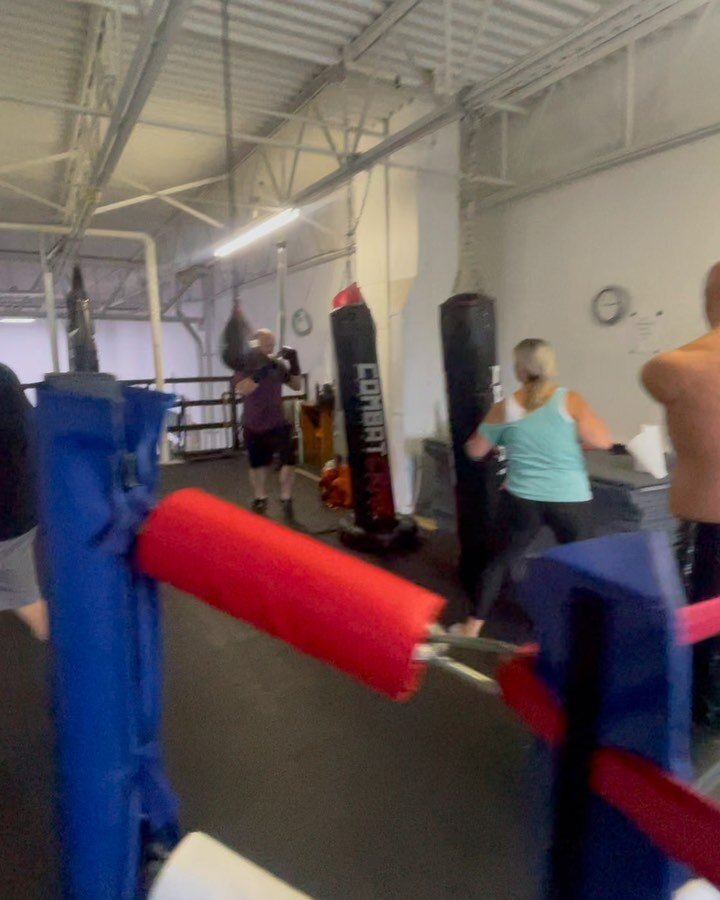 Check out our fitness kickboxing classes! We combine heavy bag rounds with weight training, interval training and full body circuits!