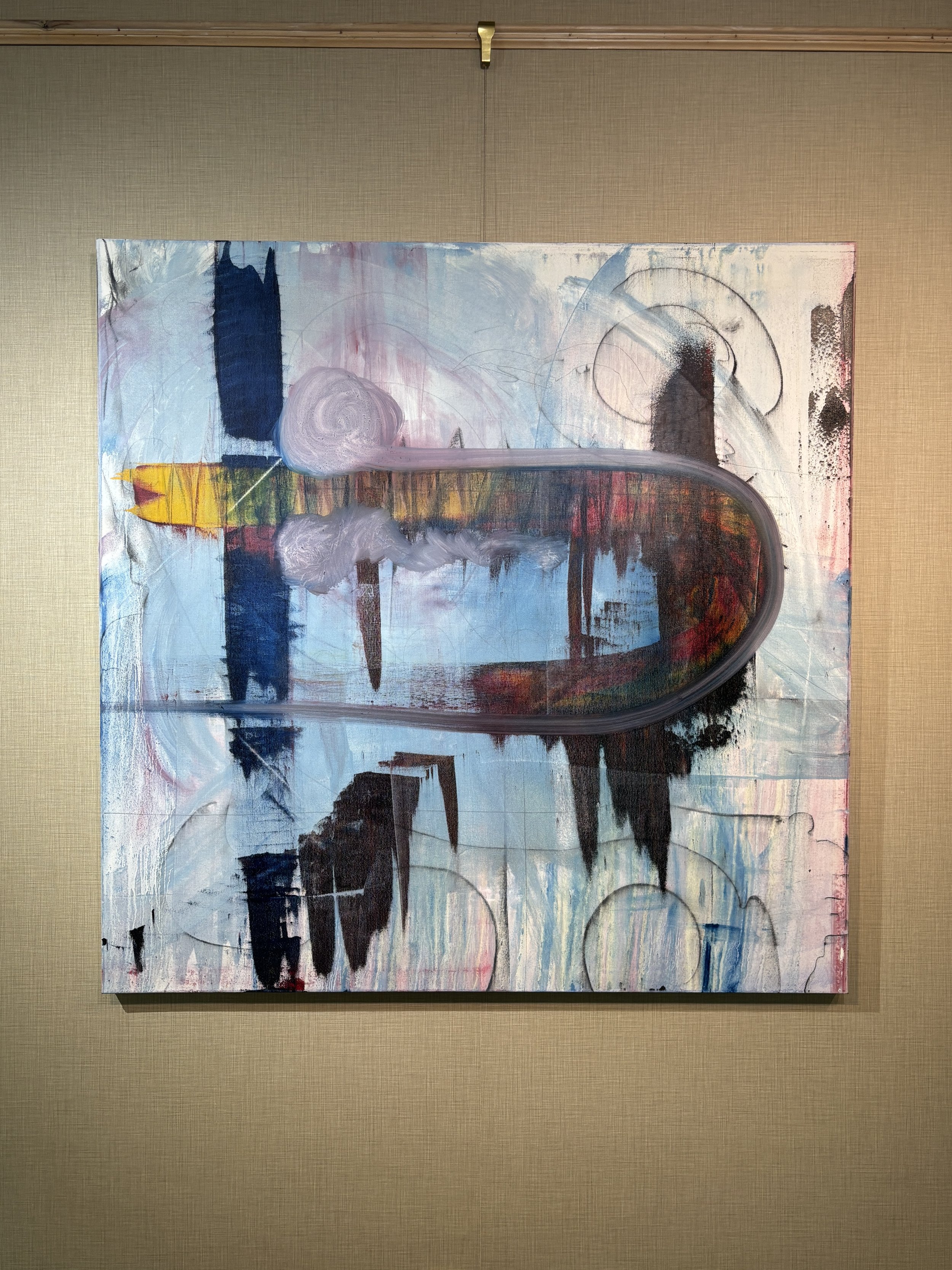 Sky Channel | 2025 | 48" x 48" | oil, canvas