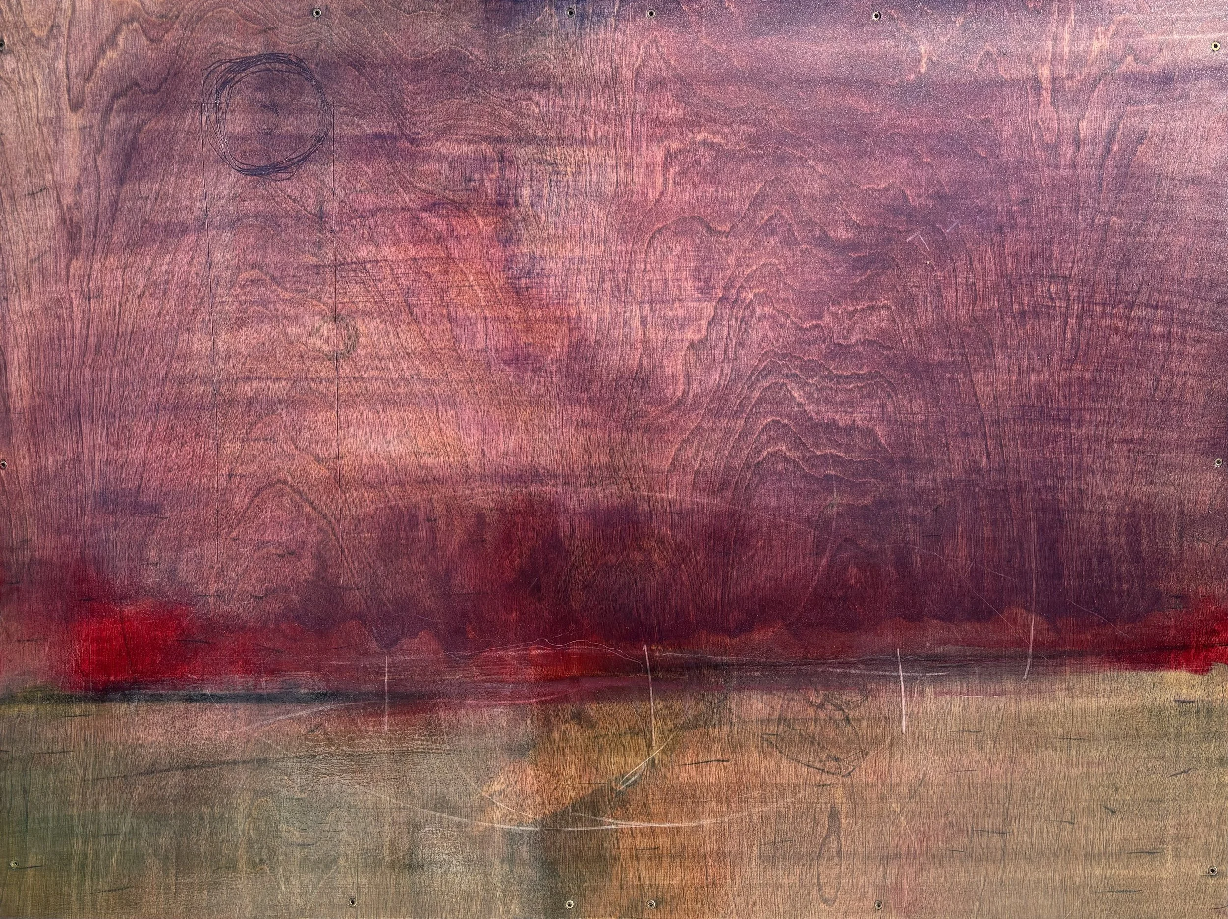 Outpost | 2025 | approx. 33 x 48 inches | oil, wood