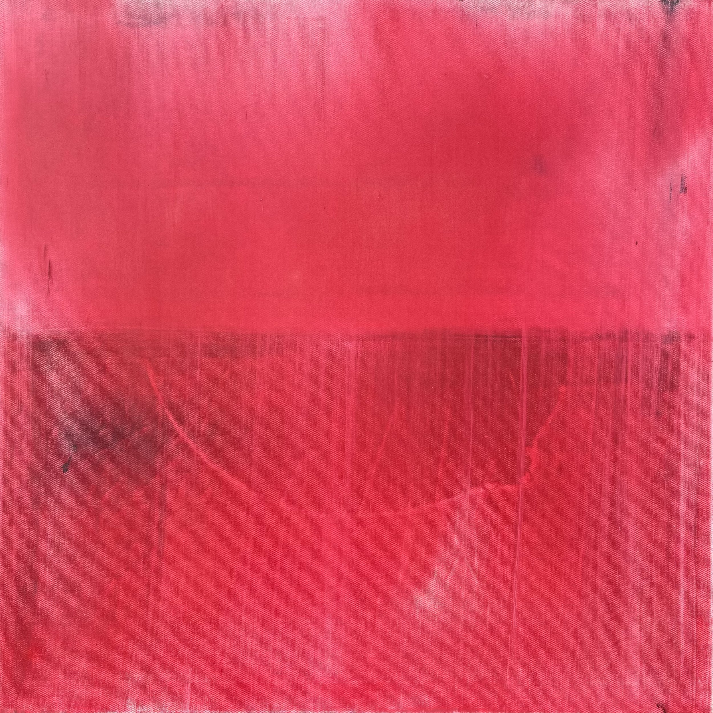 The World Through Cataract | 2024 | 30" x 30" | oil, resin, canvas
