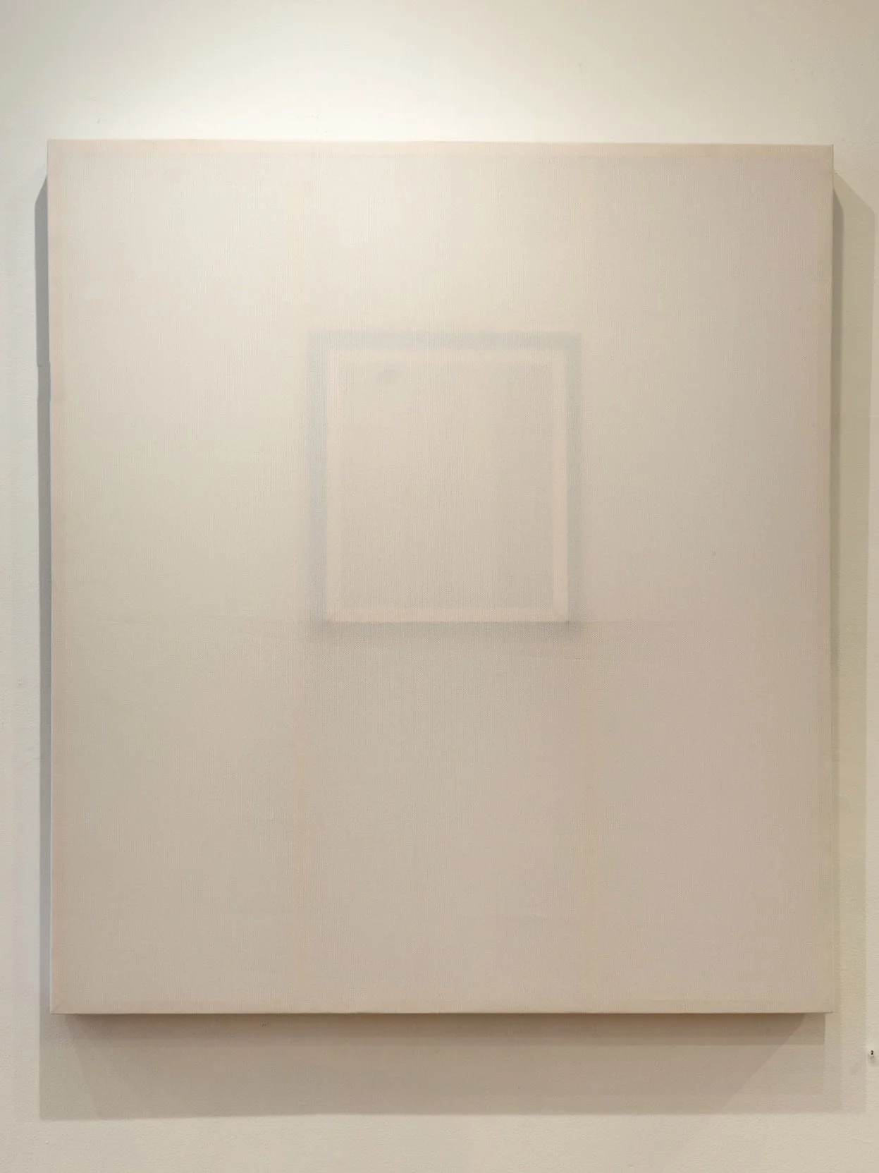 Constructed Painting 2 (fast) | 2026 | 46" x 41 3/8" | muslin, wood, acrylic
