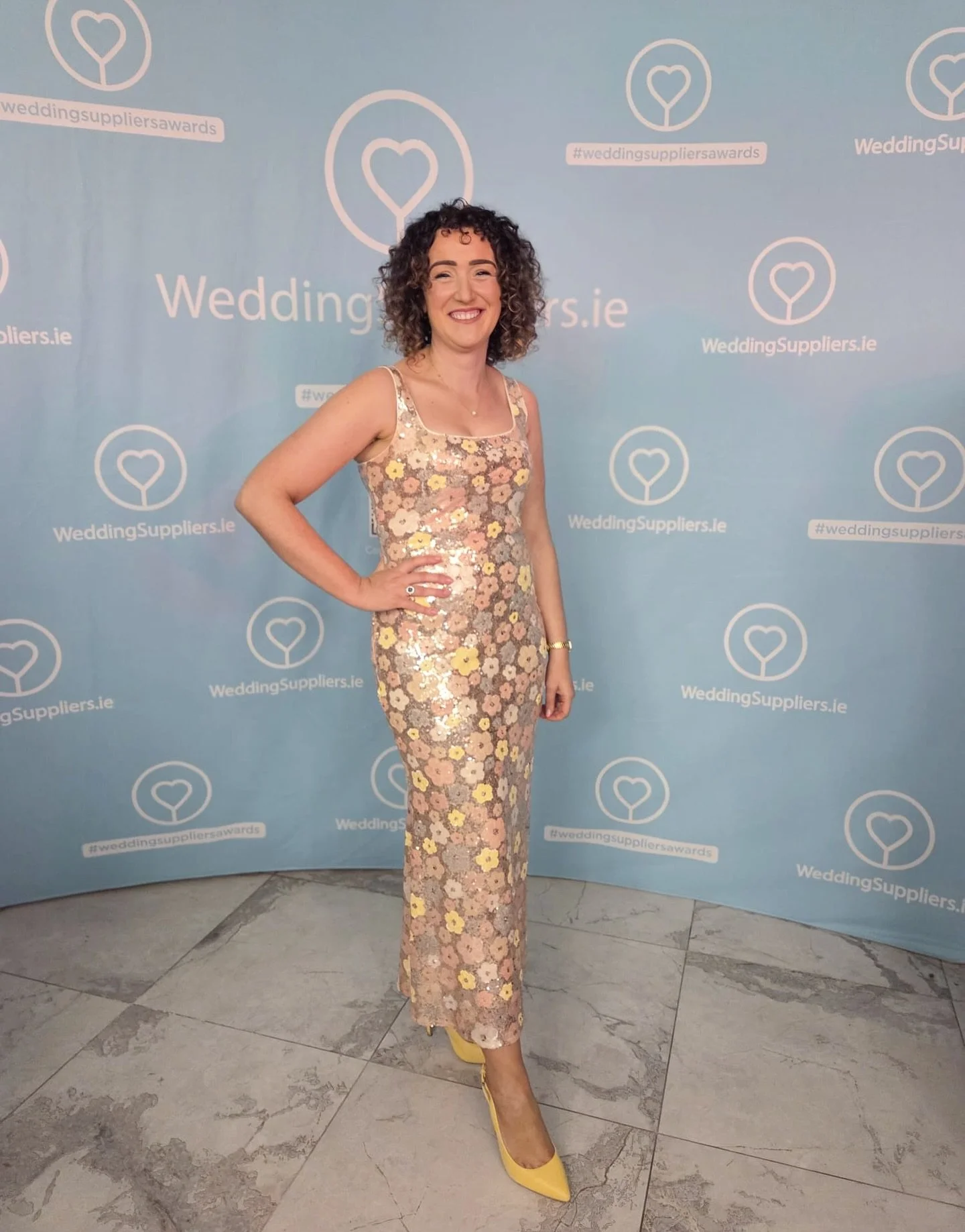 Not my year for an award, but an incredible night nonetheless 🙌 The National Wedding Awards @weddingsuppliers.ie never disappoints. 

Entertainment was outstanding with MC Sara @irishweddingblog. Music by @thepremiereband.ie with Eurovision legends 