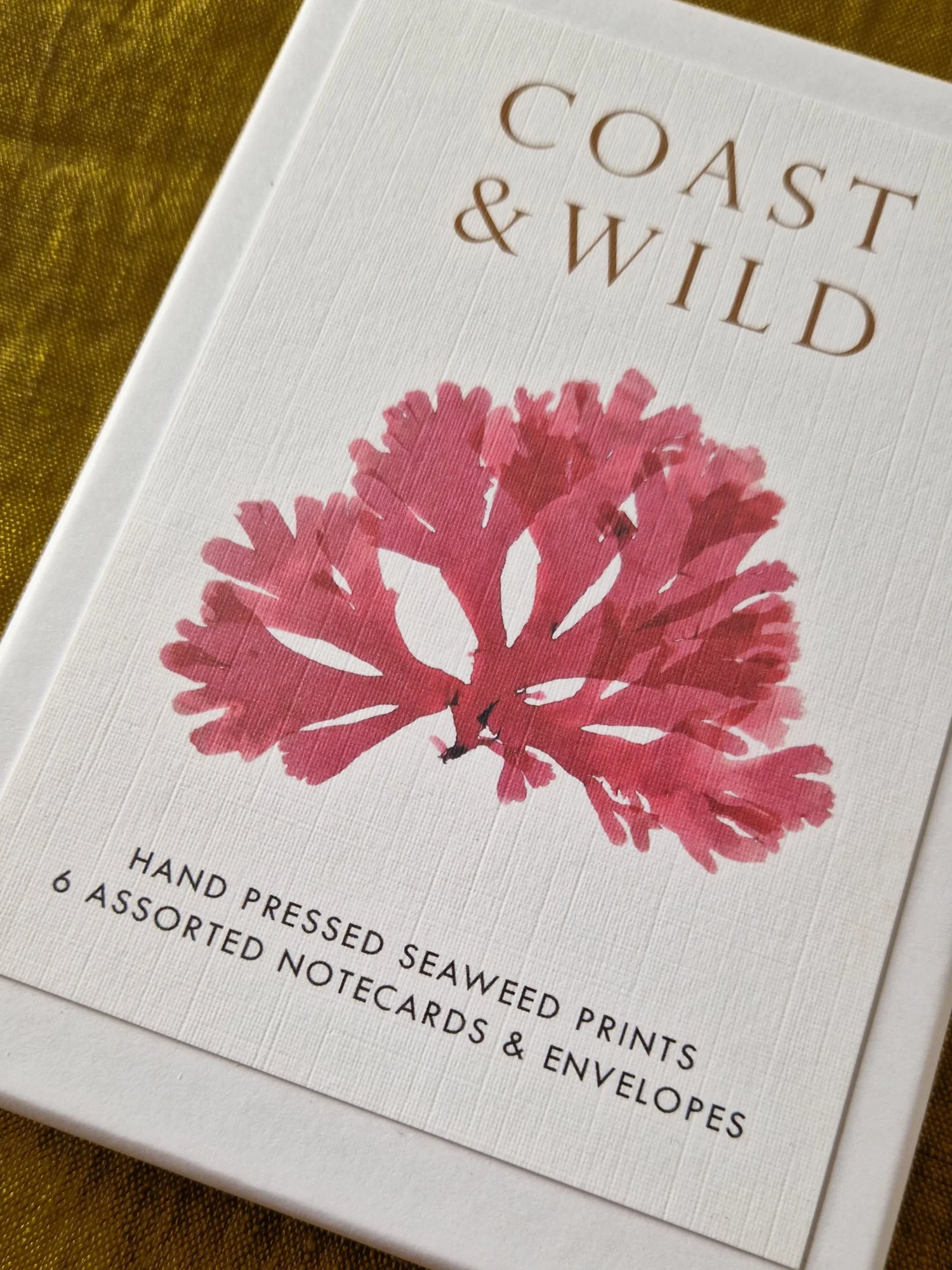 Notecards set included in our gift-boxed set.