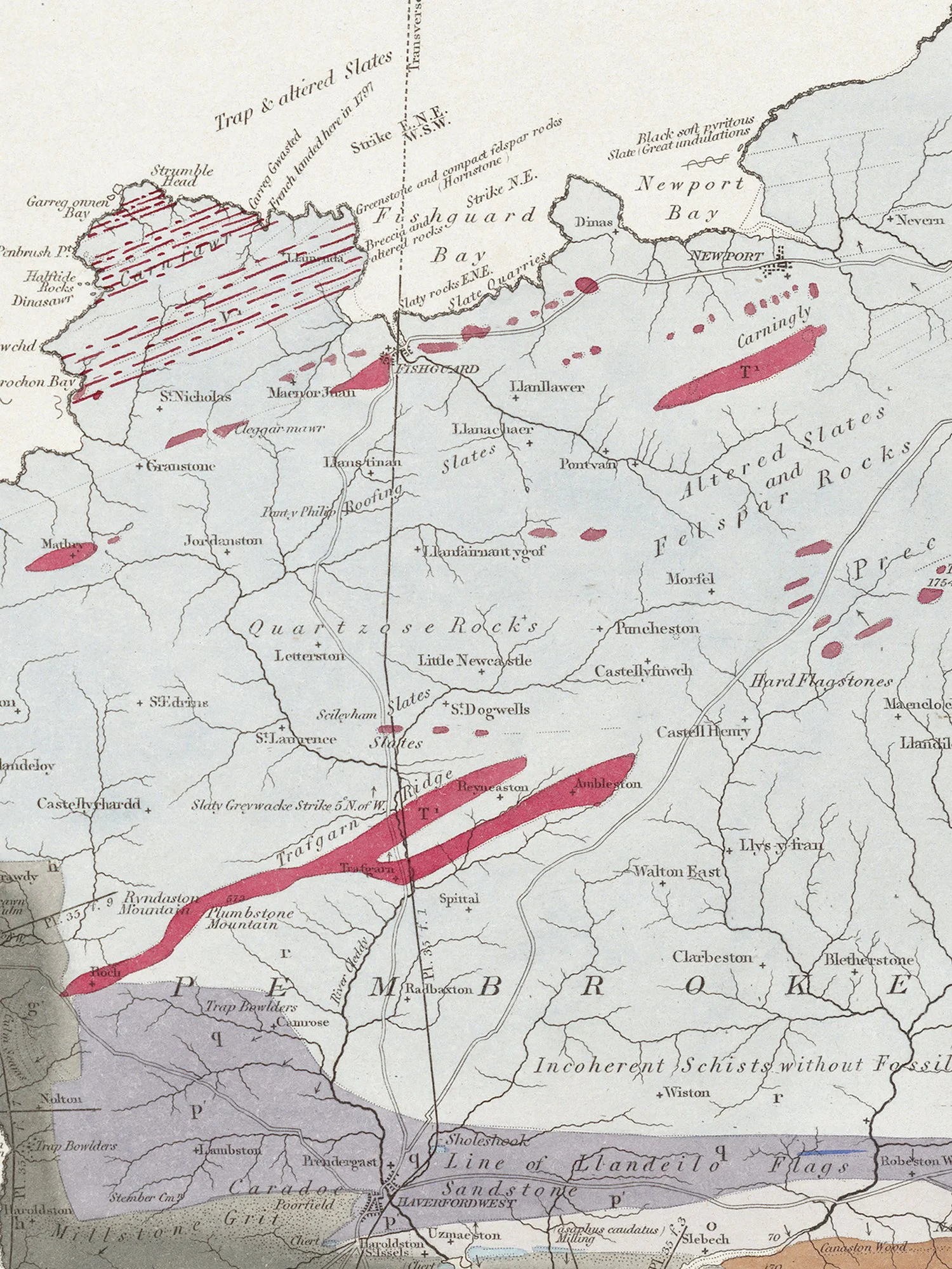 Detail taken from the Silurian Map.