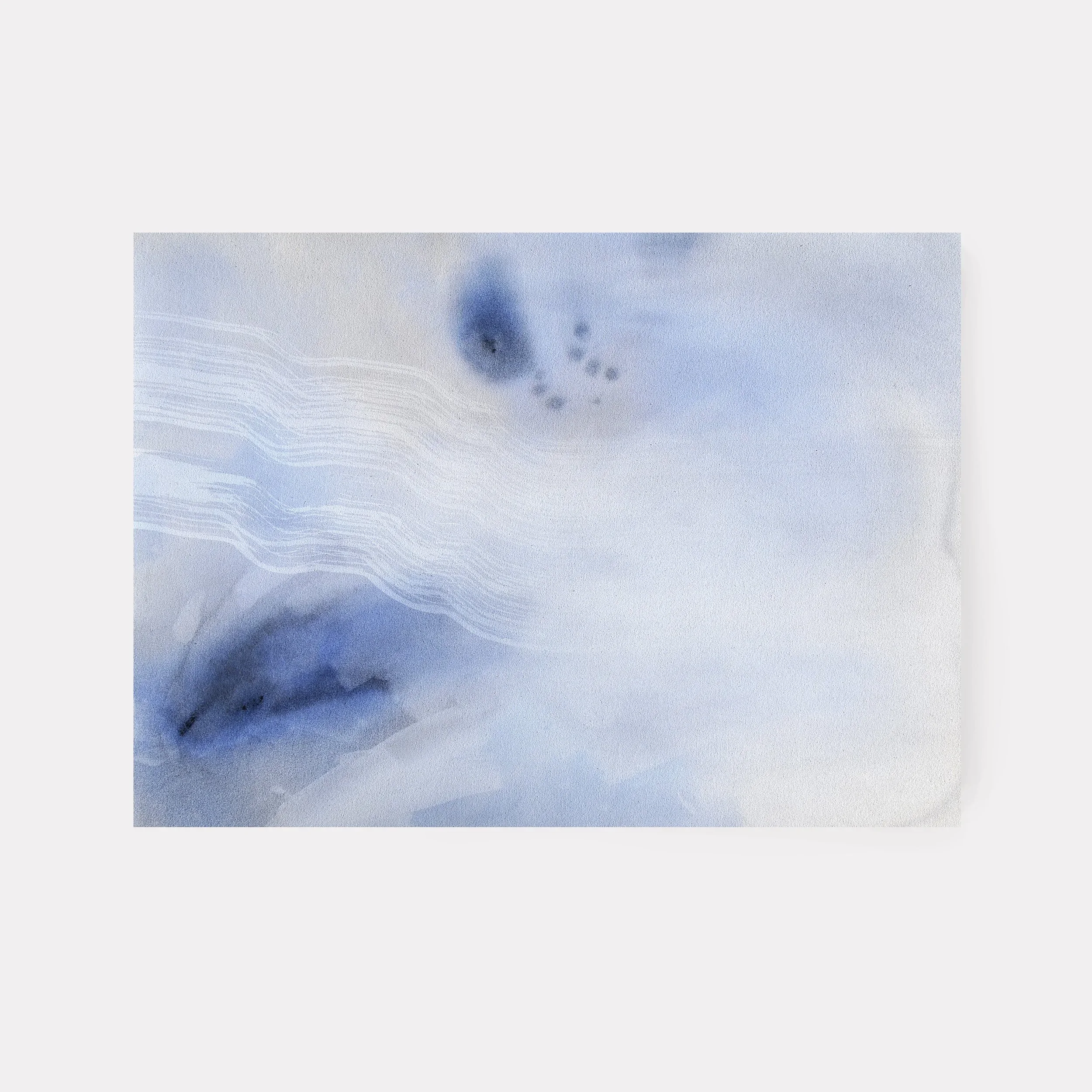Abstract painting on paper