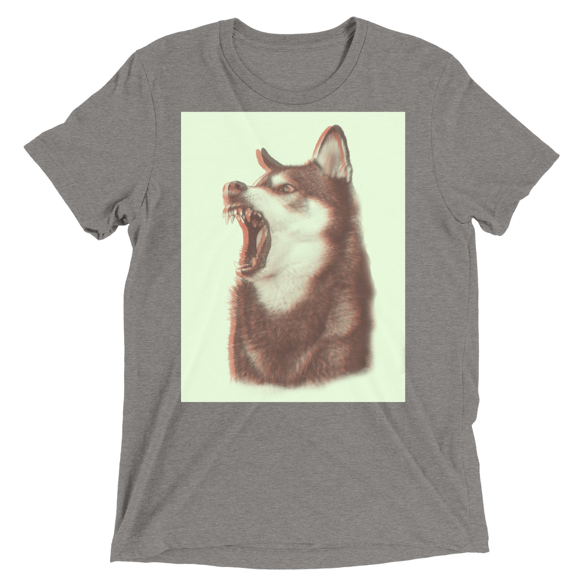 disapproving husky t-shirt