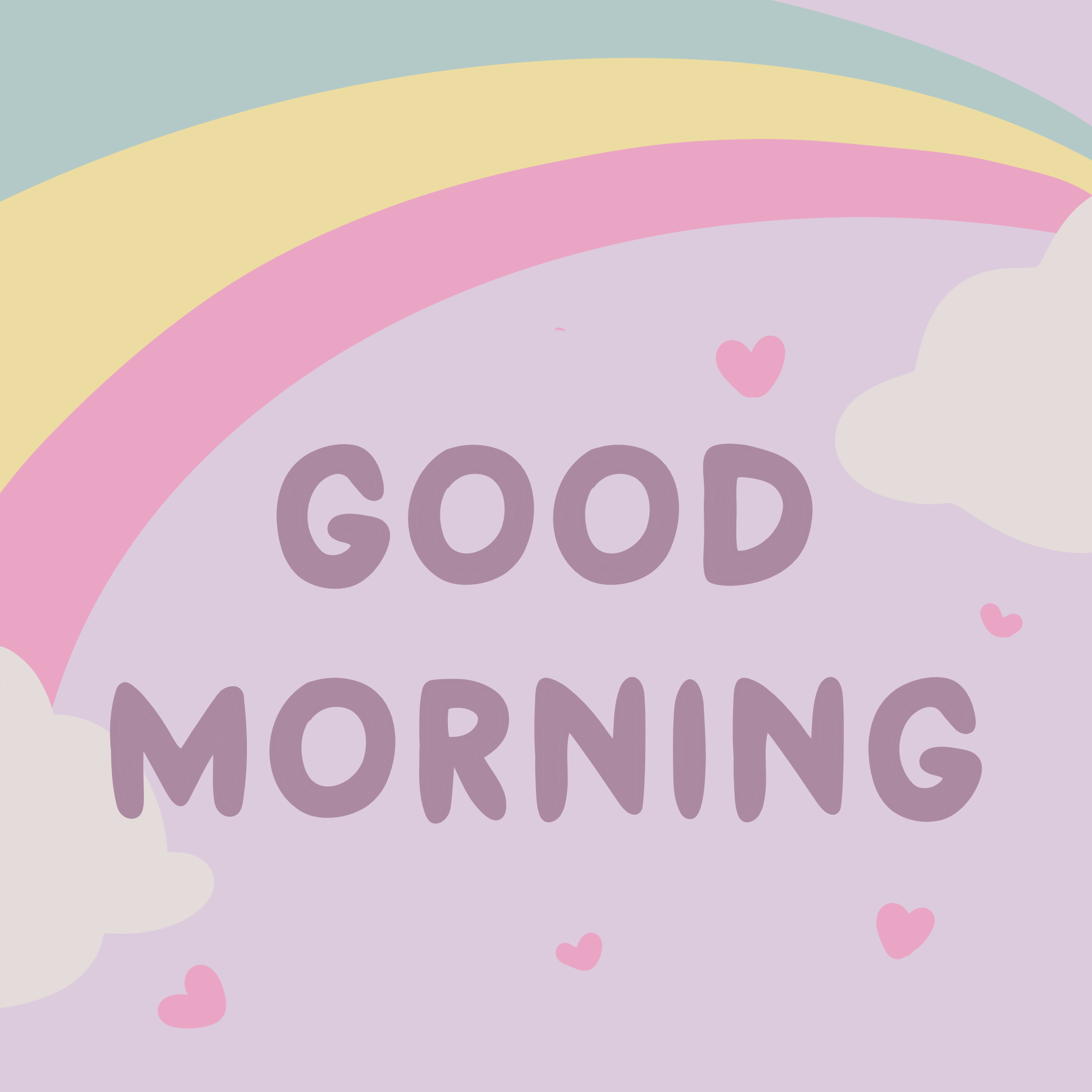 Good Morning Rainbow GIF