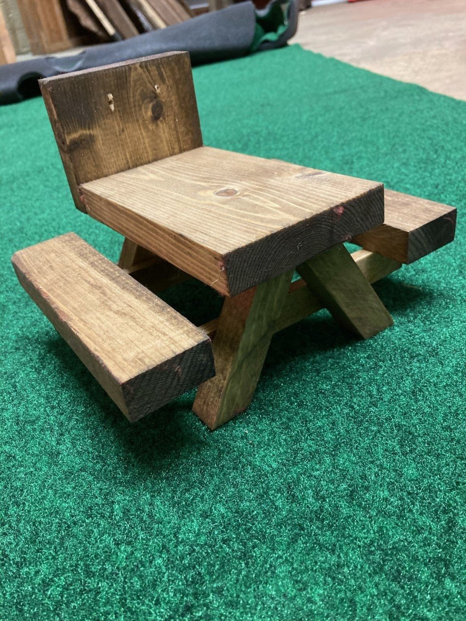 Squirrel Feeder- Rodent Picnic Table | Stumps Custom Wood