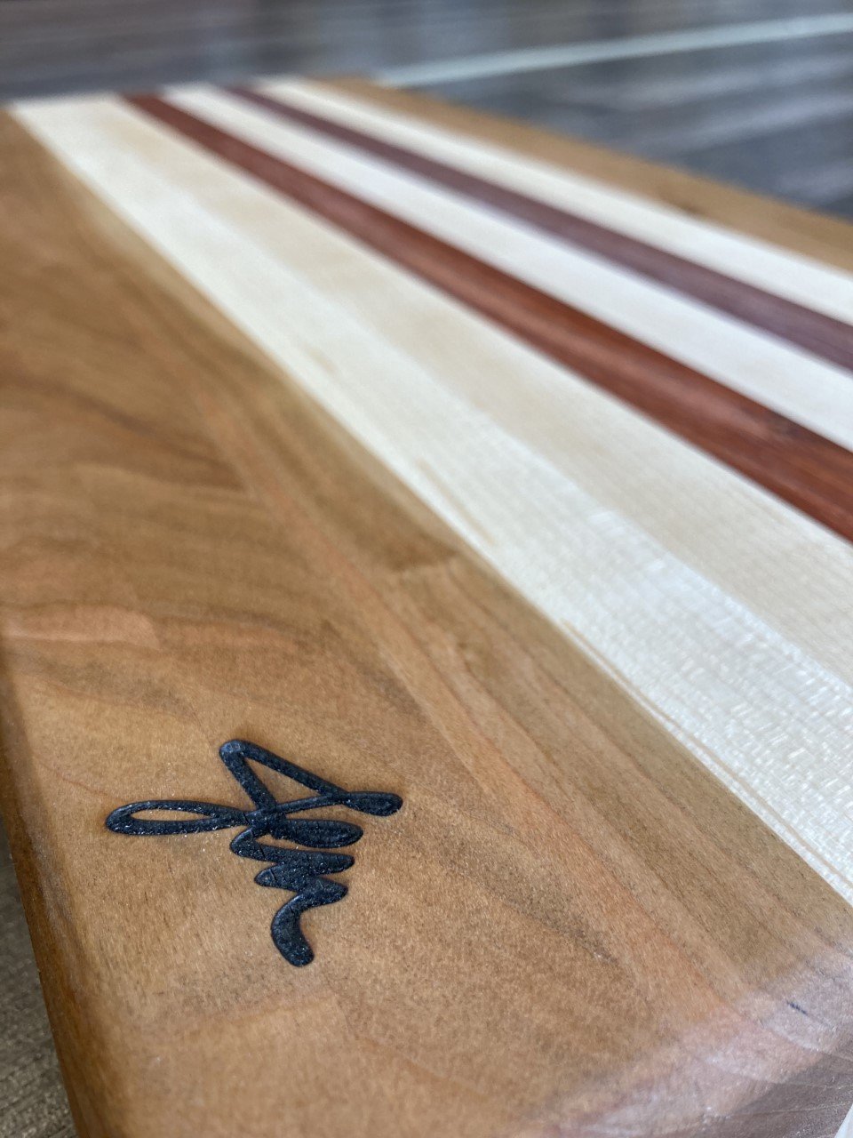 Cutting Board Stripe Multi Exotic Wood with Juice Groove Butcher Block –  Spencers Custom Wood LLC