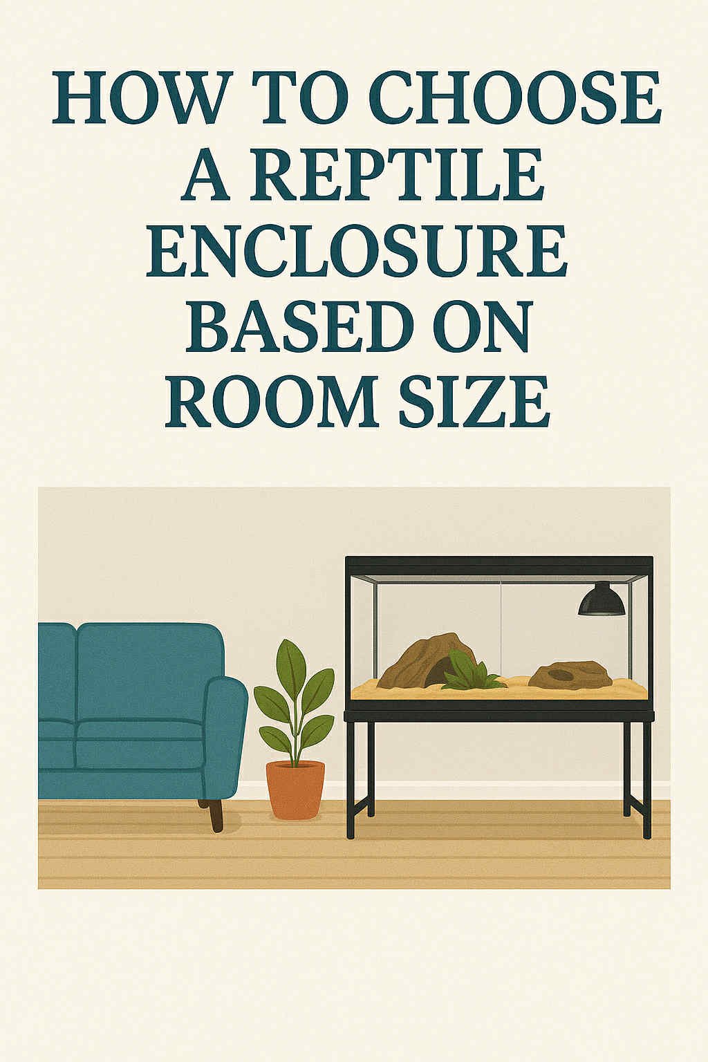How to Choose a Reptile Enclosure Based on Your Room Size